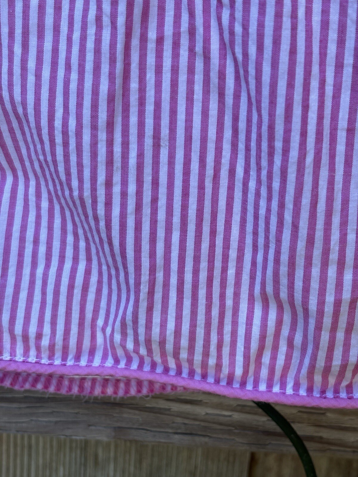 Gap Cami Summer Top Side Zip W 12 Pink White Stripes Lined Fresh Chic Straps