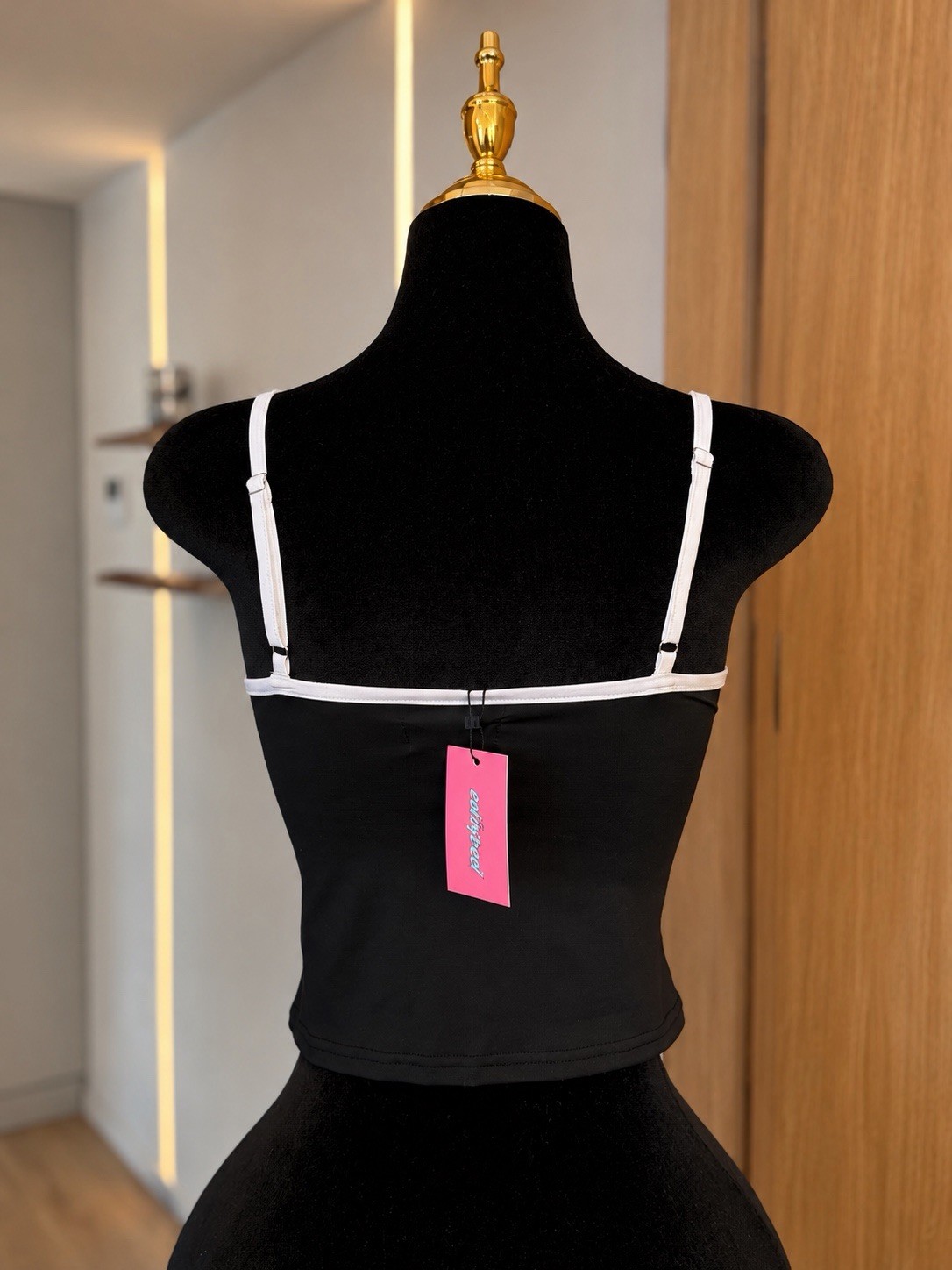 Edikted Coastal Y2K Coquette Contrast Bow Cami Top | It Girl Muse