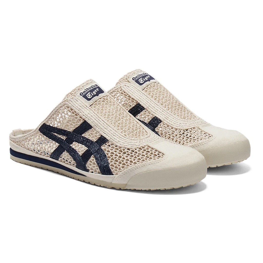 New Onitsuka Tiger MEXICO 66 SABOT BIRCH PEACOAT Slipper 1183C123-200 With Box