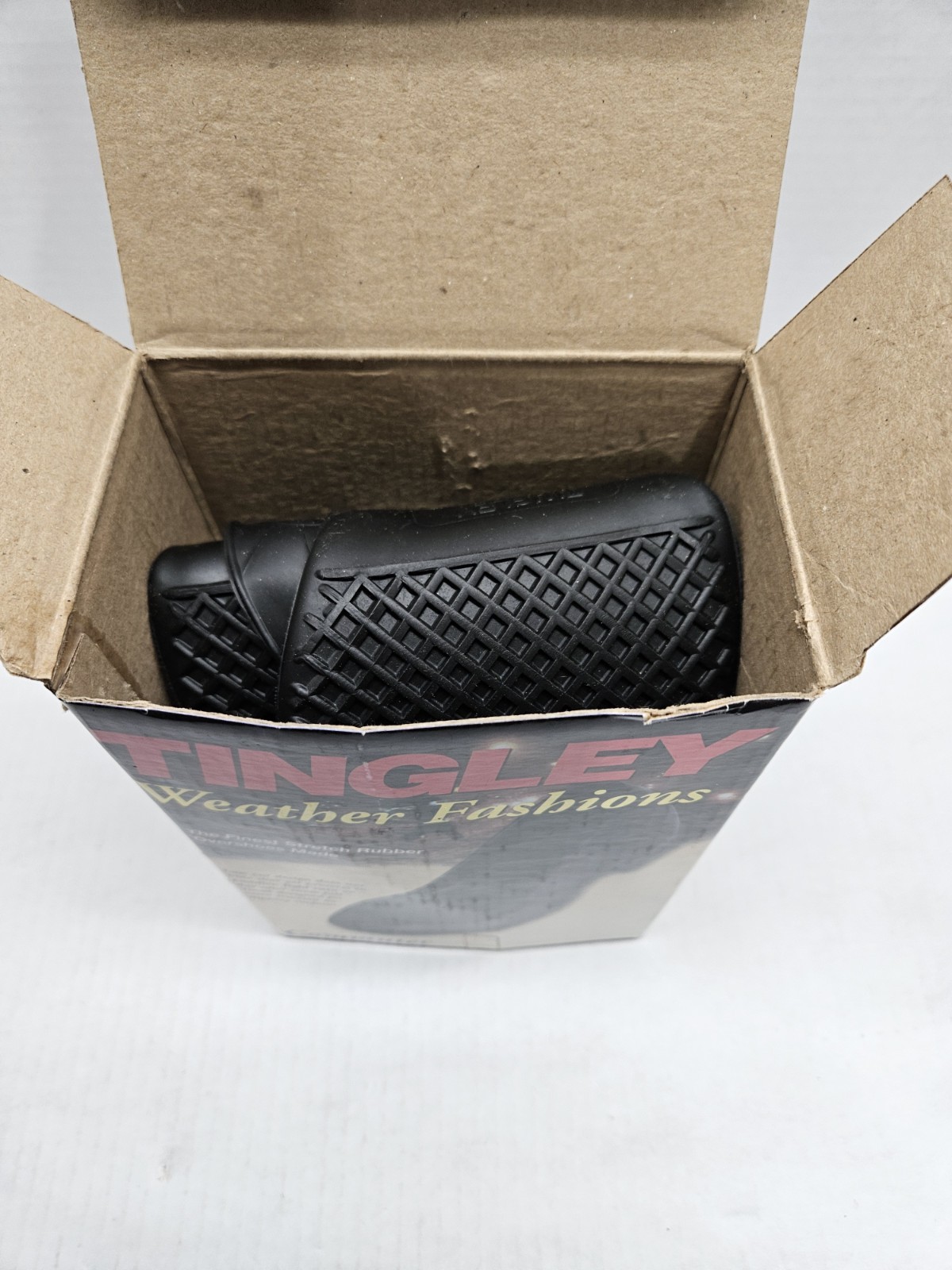 Tingley Weather Fashions Rubber Overshoes Commuter 1000 Small 6.5-8 Black