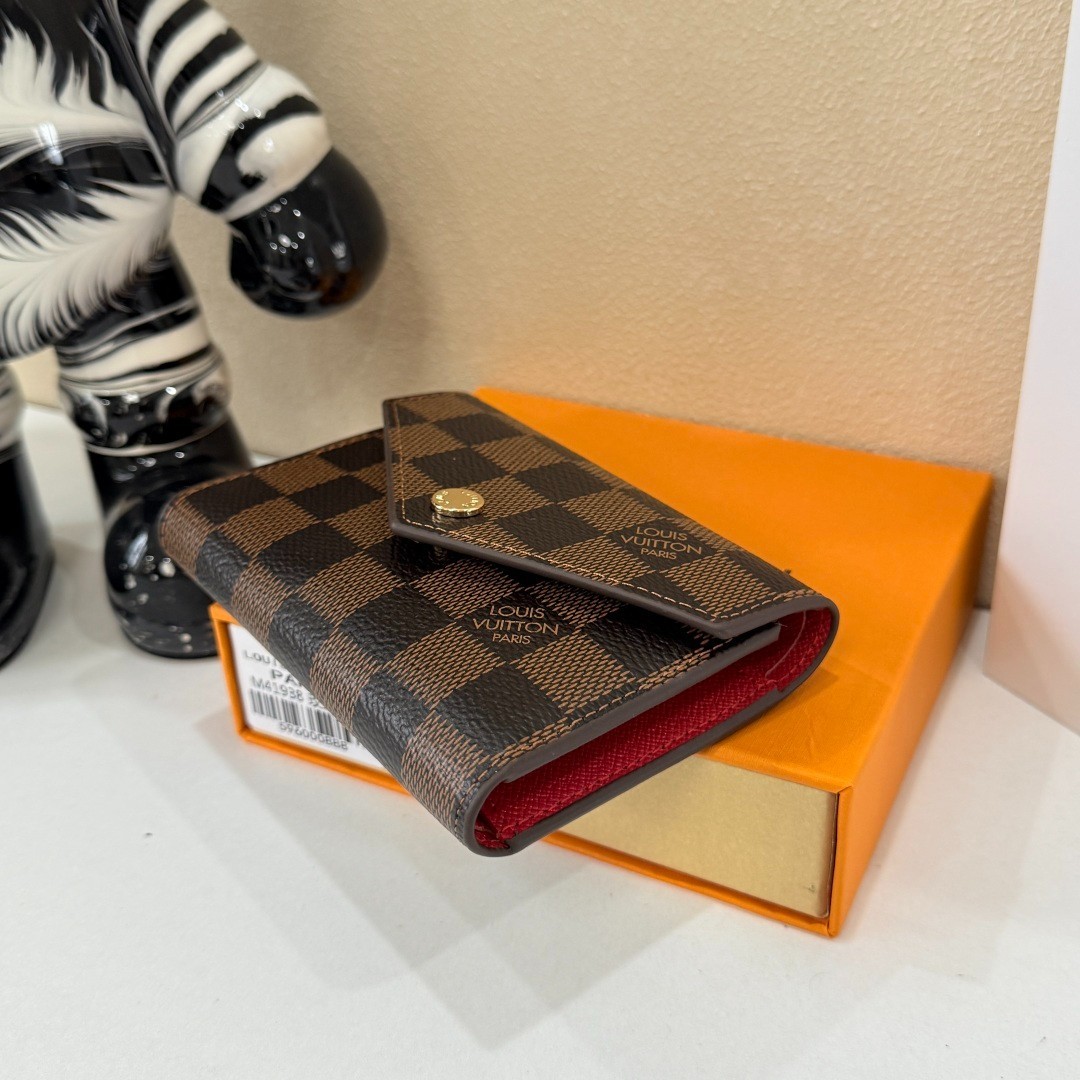 Louis Rosalie Coin Purse – Classic Monogram Envelope Style