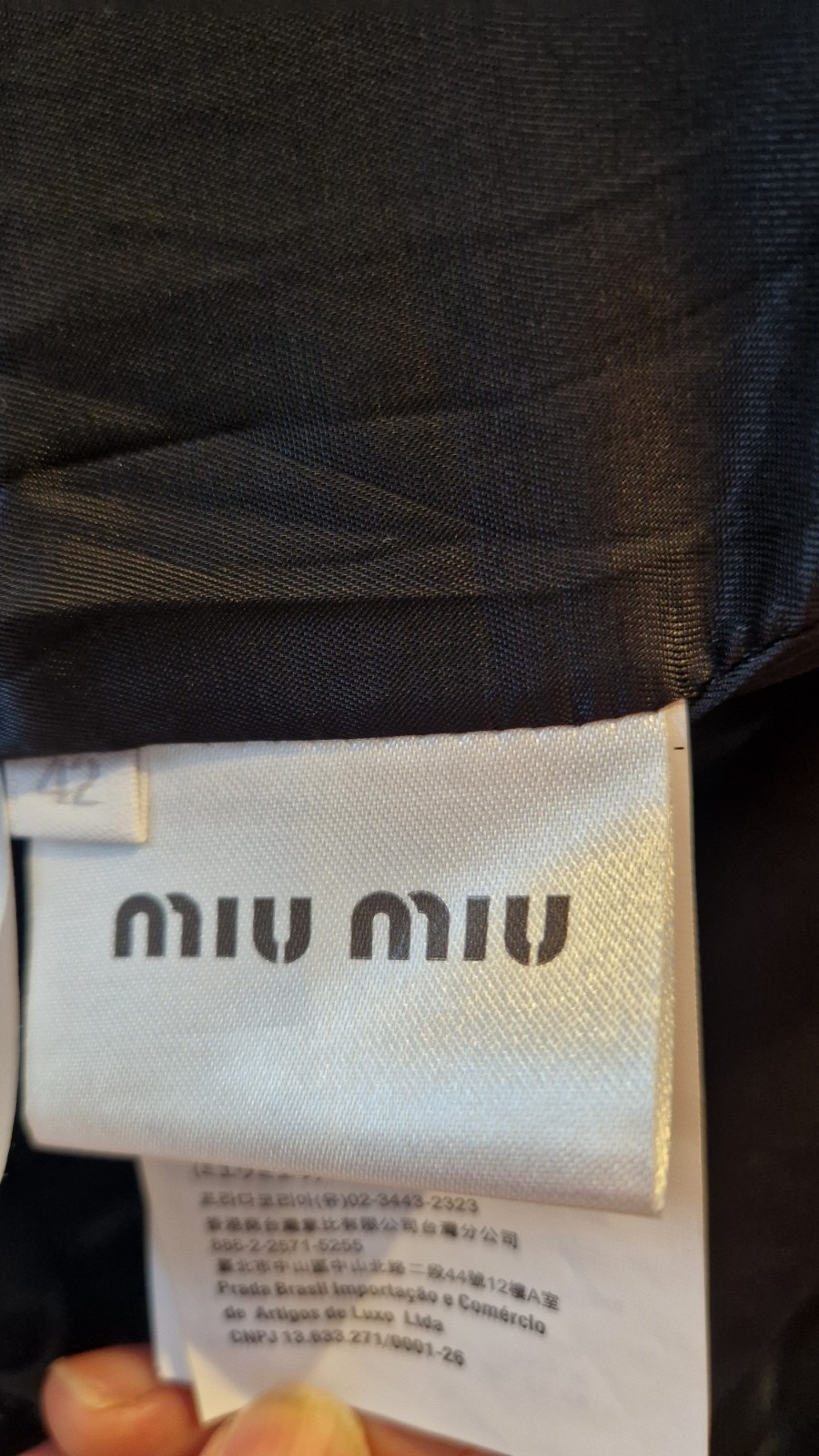 Miu Miu Cotton Gabardine Blouson Jacket – Size IT 42 – Made In Italy