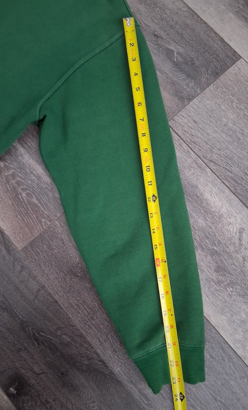 Midnight Organic Aye Aye Aye Pullover Fleece Hoodie Green Size Large