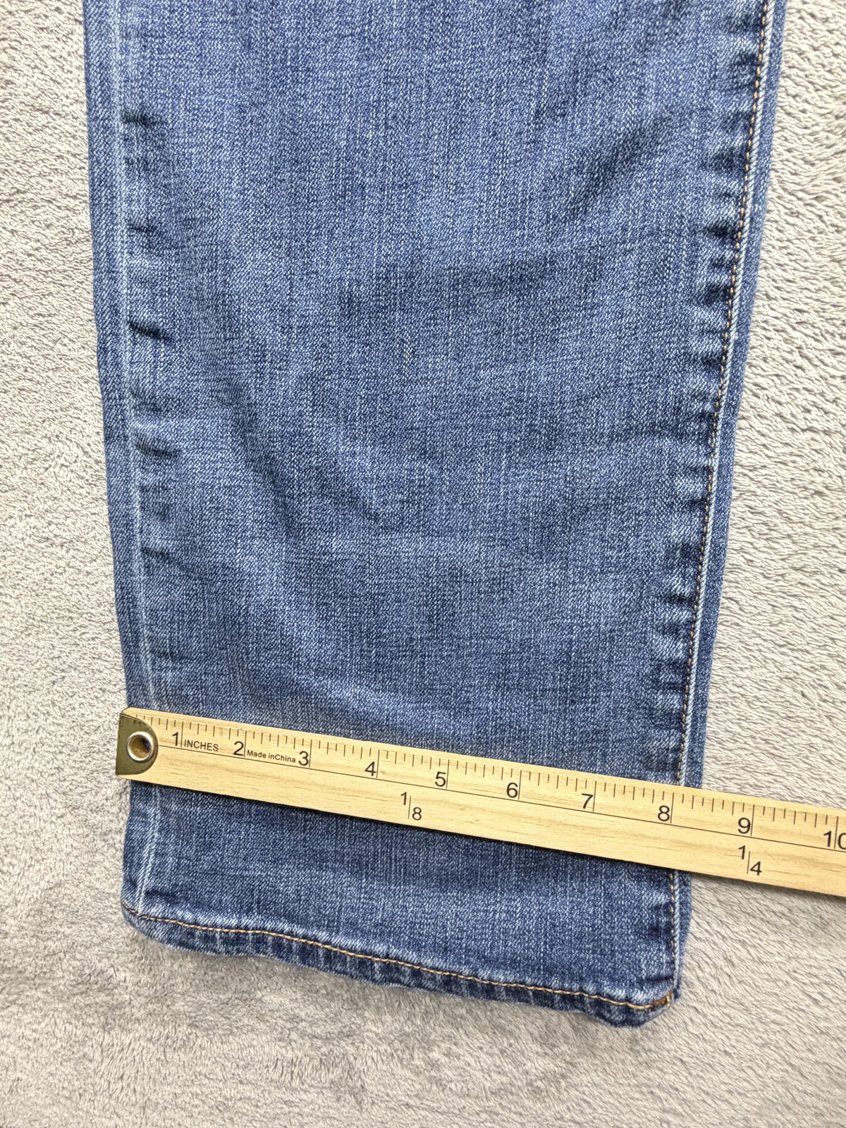 True Religion Jeans Mens Measured 45×34 Blue Straight Slim Denim