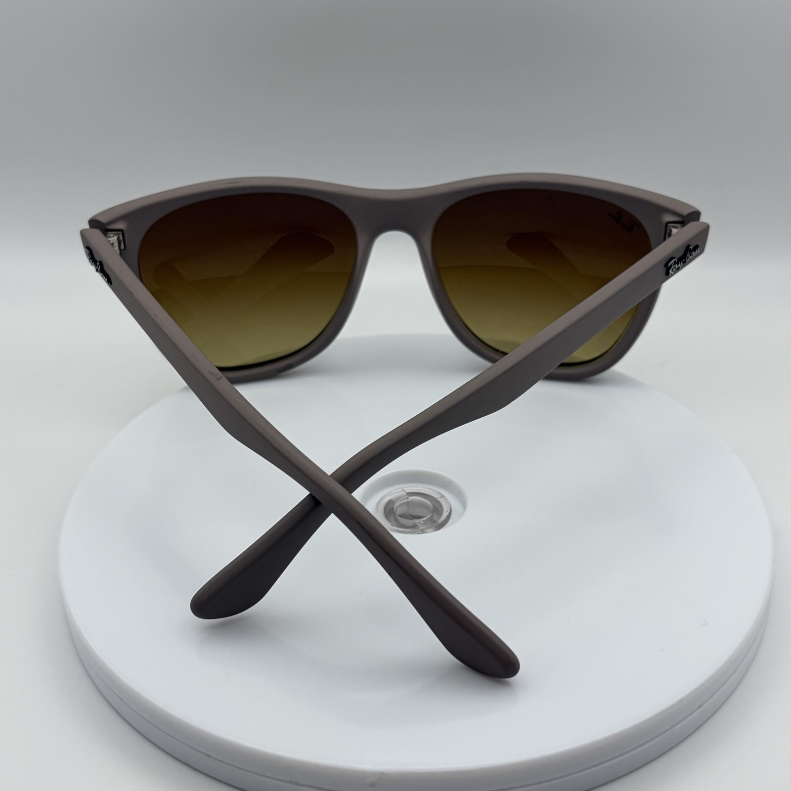 Ray-Ban Sunglasses Mens Brown Gradient Lens Square Plastic 54mm RB4184 886/85