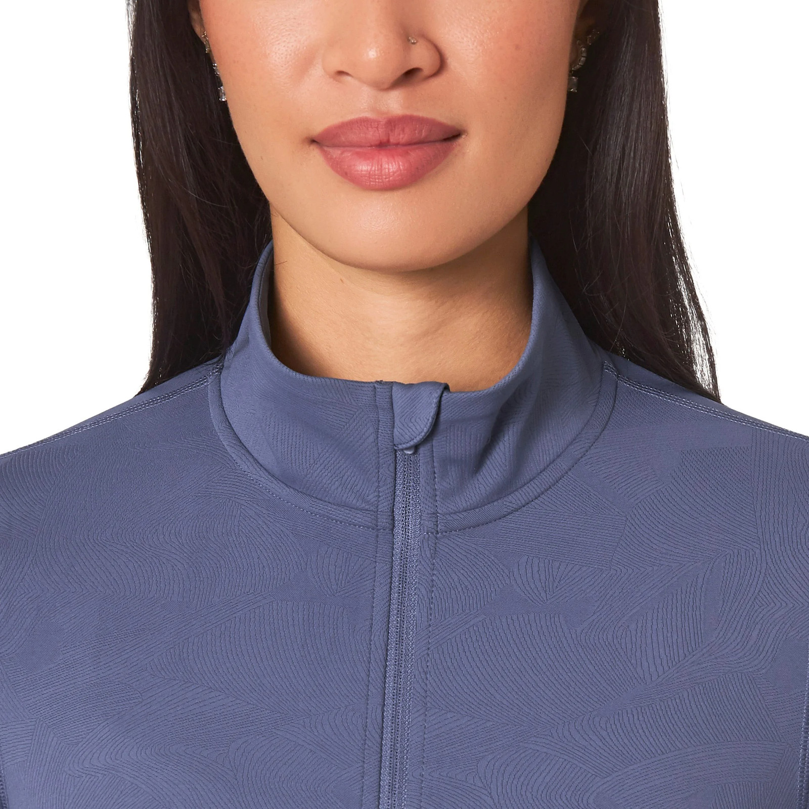 Mondetta Women’s Jacquard Full-Zip Moisture Wicking Zip Pockets