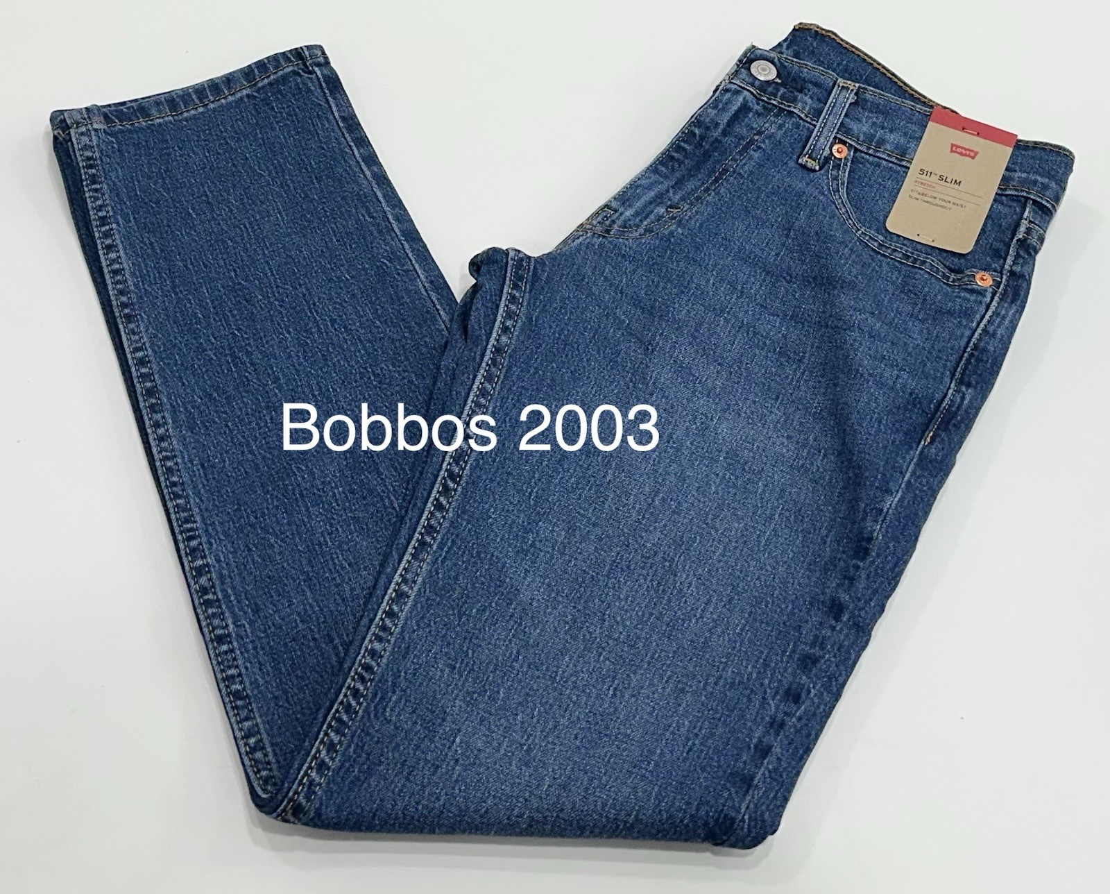 Levi’s 511 Men’s Slim Fit Stretch Sits Below Waist Jeans, Blue, Size 30X32