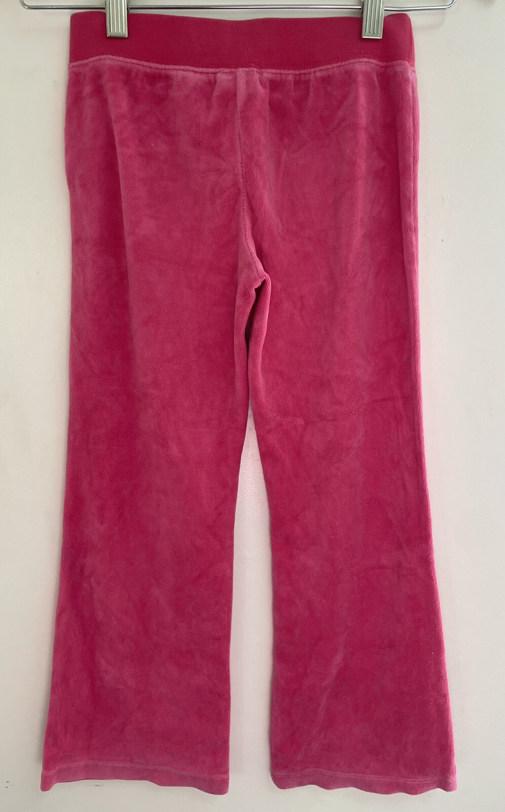 Circo Kid Girls Solid Hot Pink Cozy Elastic Waist Pull On Flared Leg Pants M 7-8