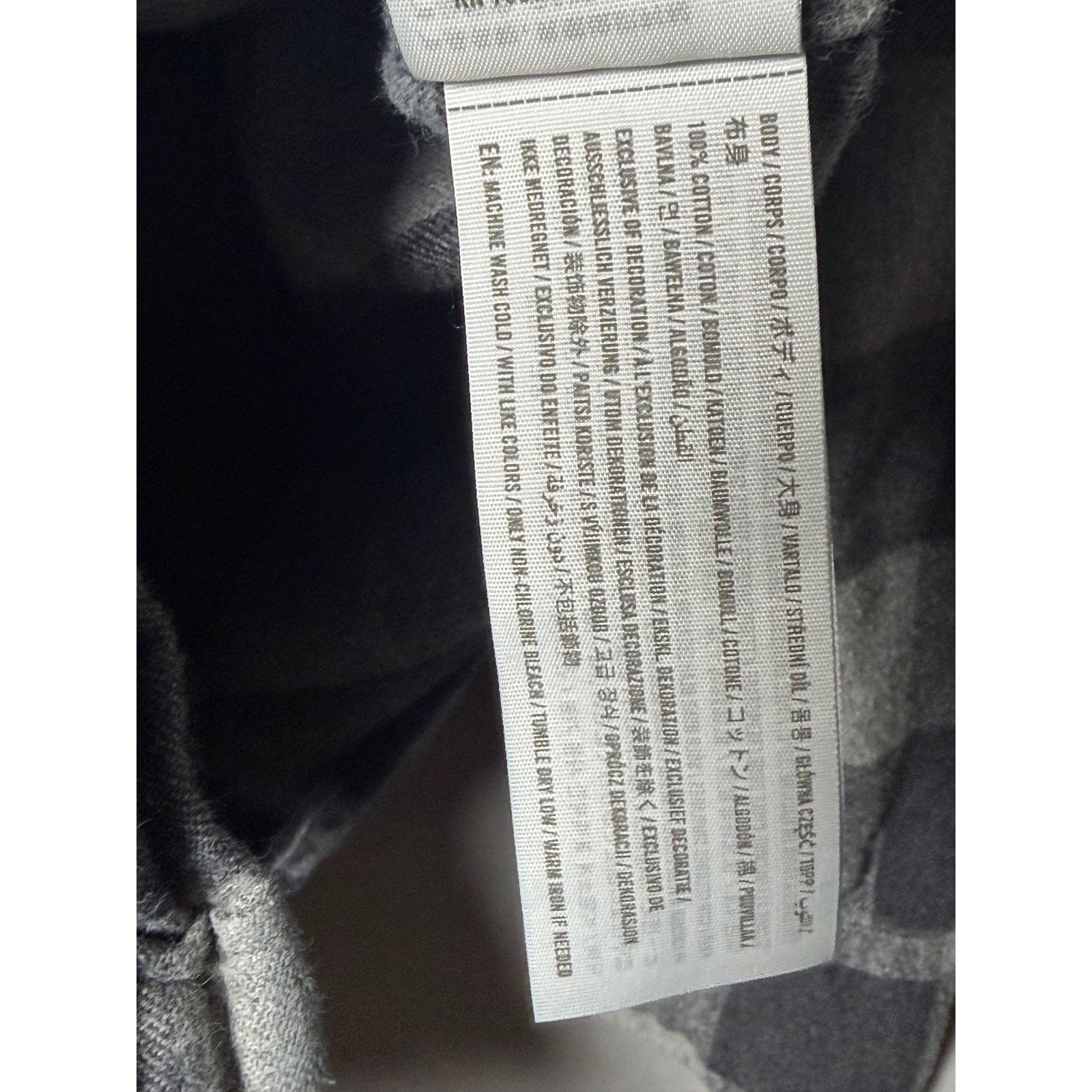Abercrombie & Fitch Mens Medium Soft Flannel Shirt Grey Black Buffalo Check