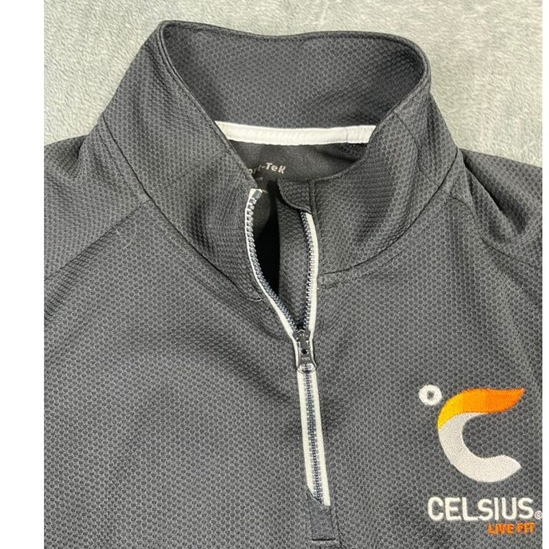 Womens Black Sport Tek – Celsius Size XL Quarter Zip Pullover GOOD