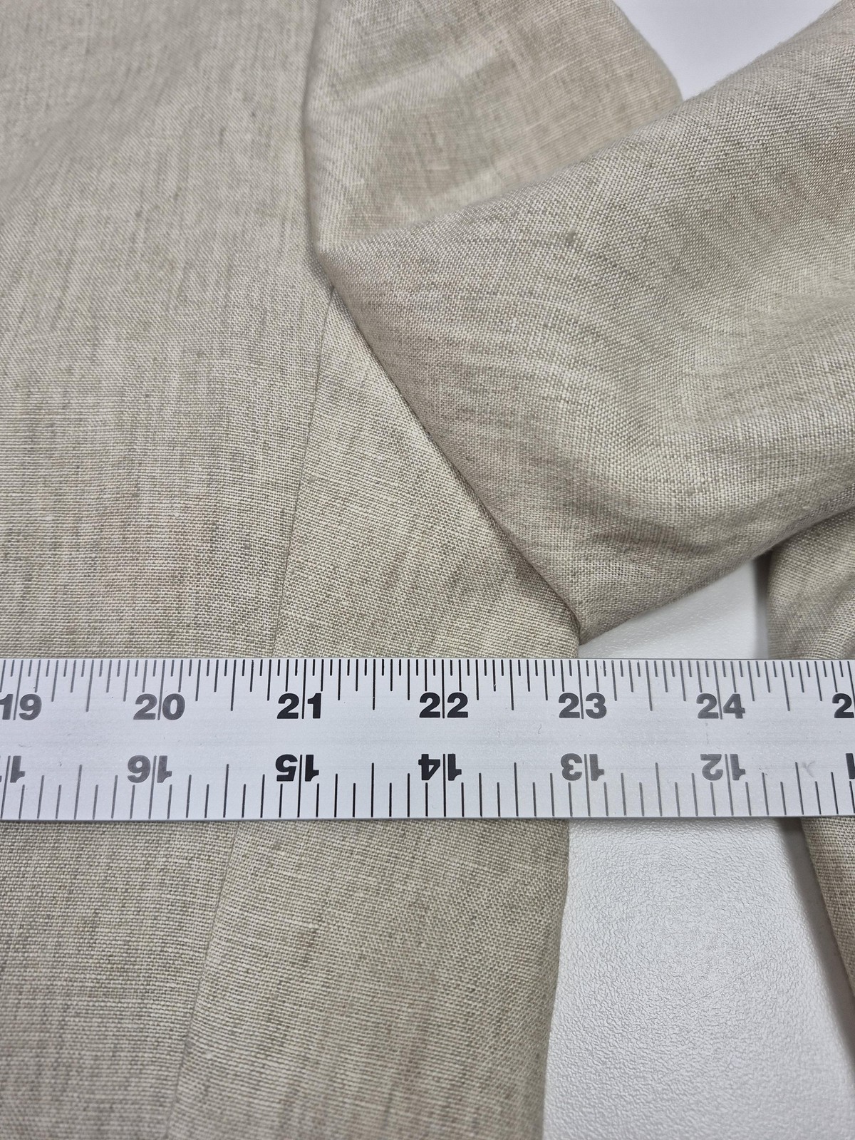 Haspel Suit Mens 44 Long Beige 100% Linen Memphis 2 Piece 38×36 Classic Fit NWT