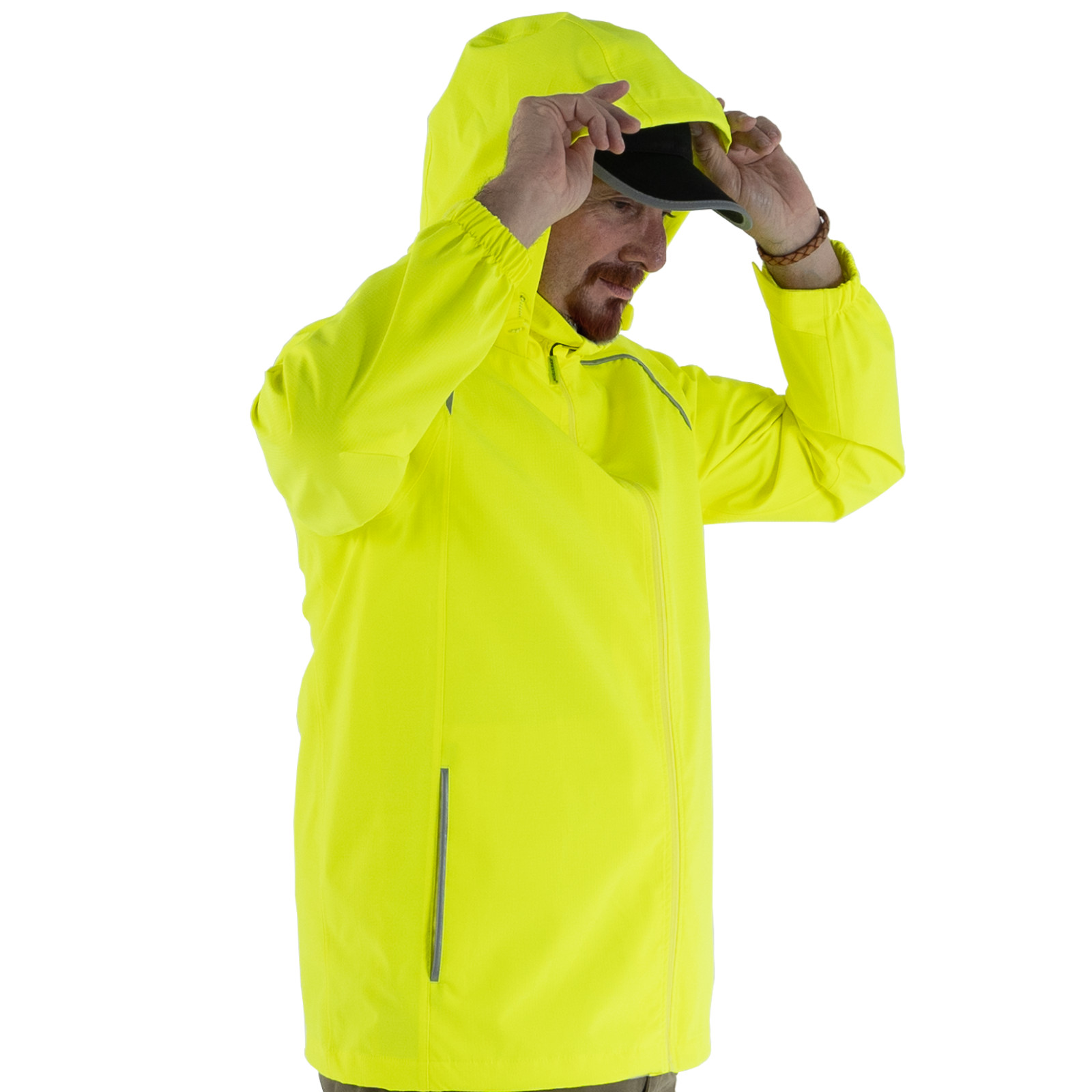Hi-Vis Rip Stop Safety Jacket with Reflective Strips by JORESTECH