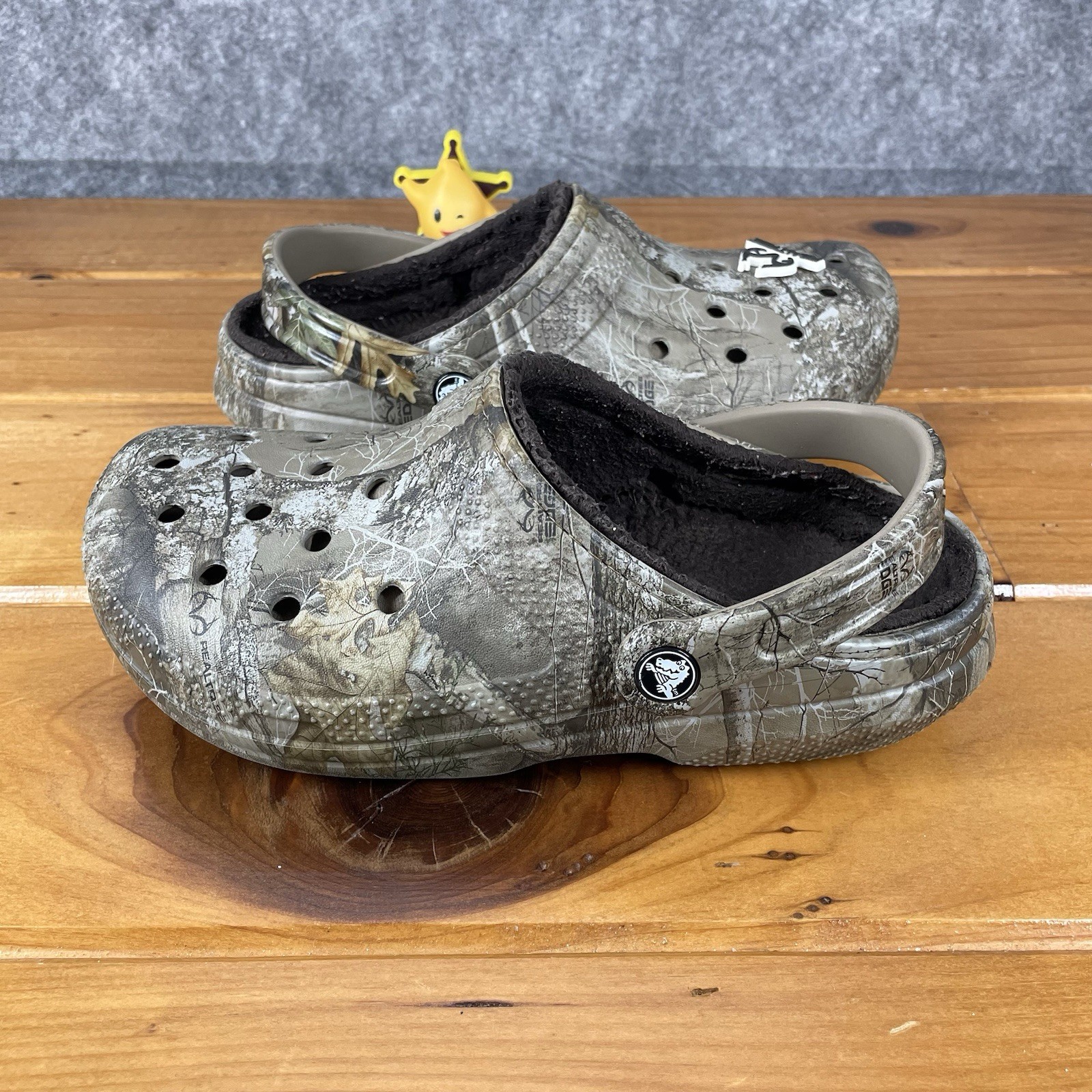 Crocs Classic Lined Realtree Edge Clogs 205377-280 Womens Size 7 Mens Size 5