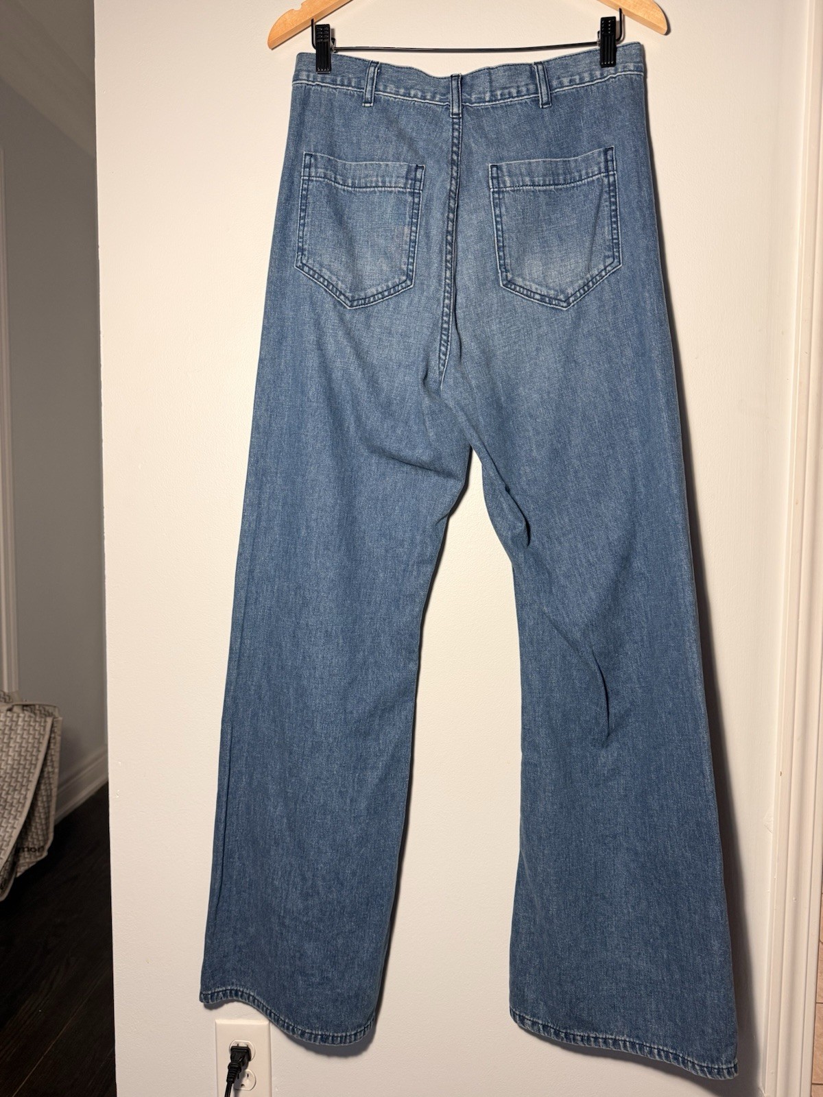 THE GREAT. DENIM THE DOCK JEAN MARINA WASH SIZE 28