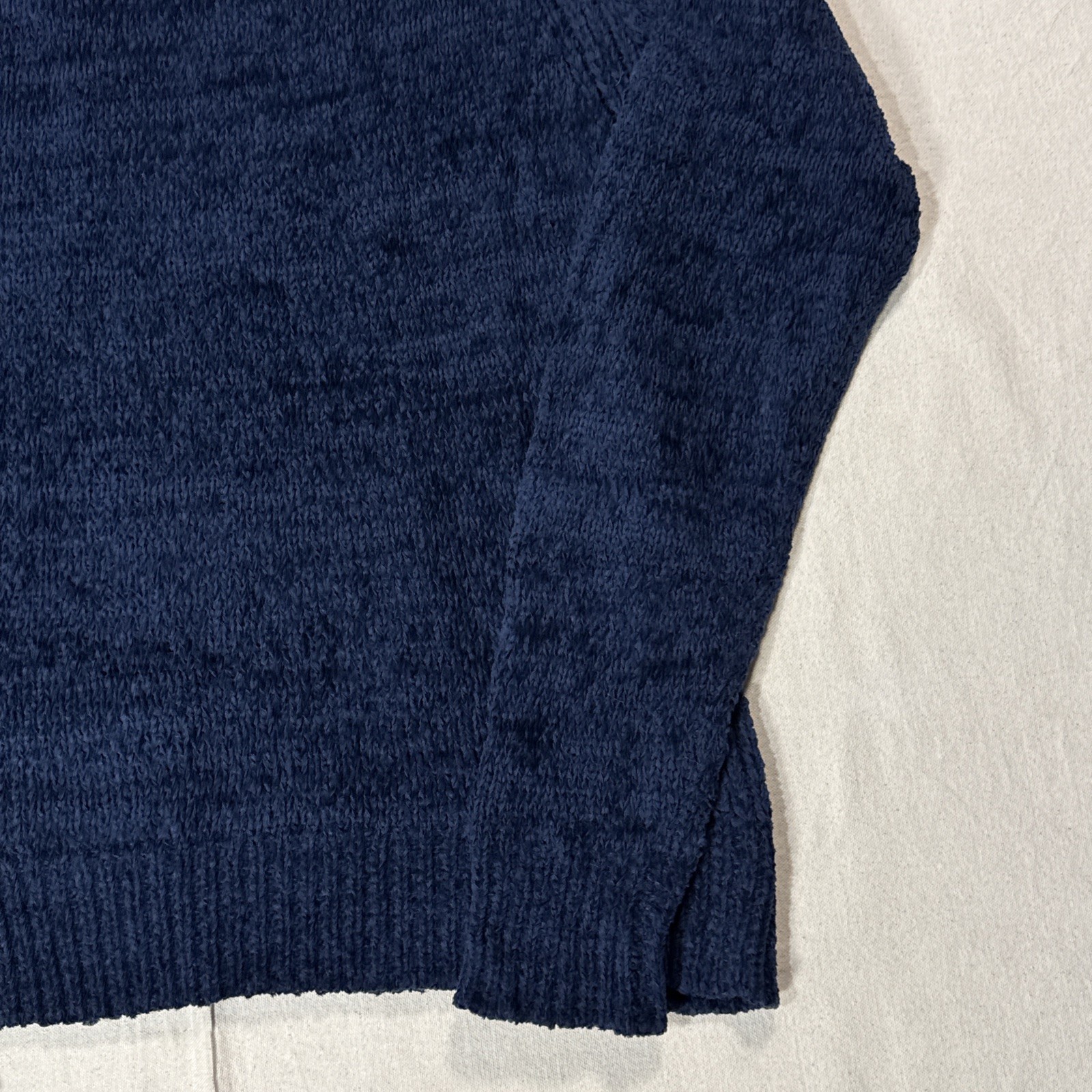 Todd Snyder Men’s Navy Blue Channel Cotton Cashmere Crewneck Sz Medium NWOT