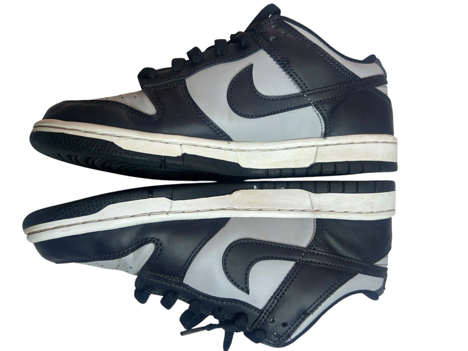 Nike Boys Low Top Georgetown Sneakers Black/Gray/White US 6.5Y CW1590-004 USED