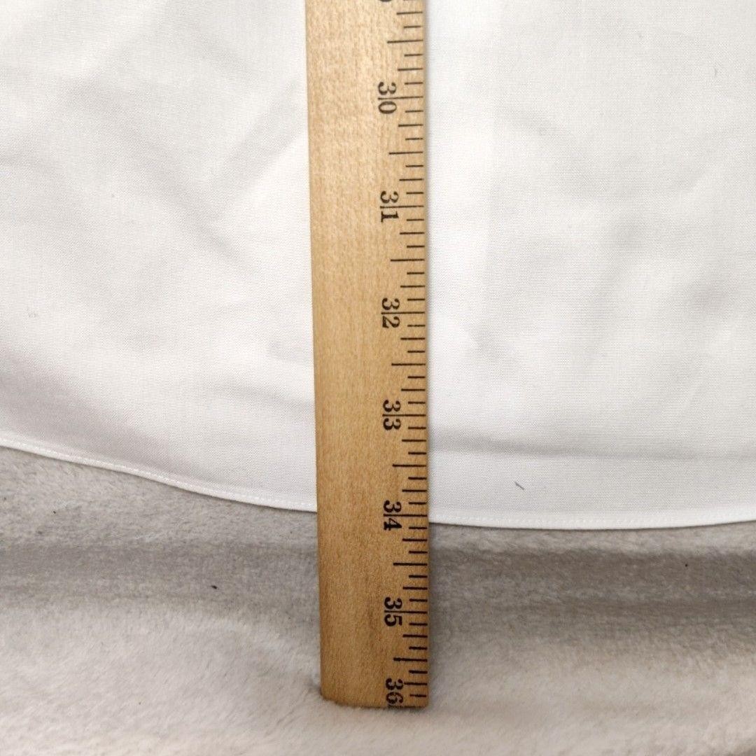 Brooks Brothers Shirt Mens 18 35 White Madison Non-Iron Supima Cotton Button