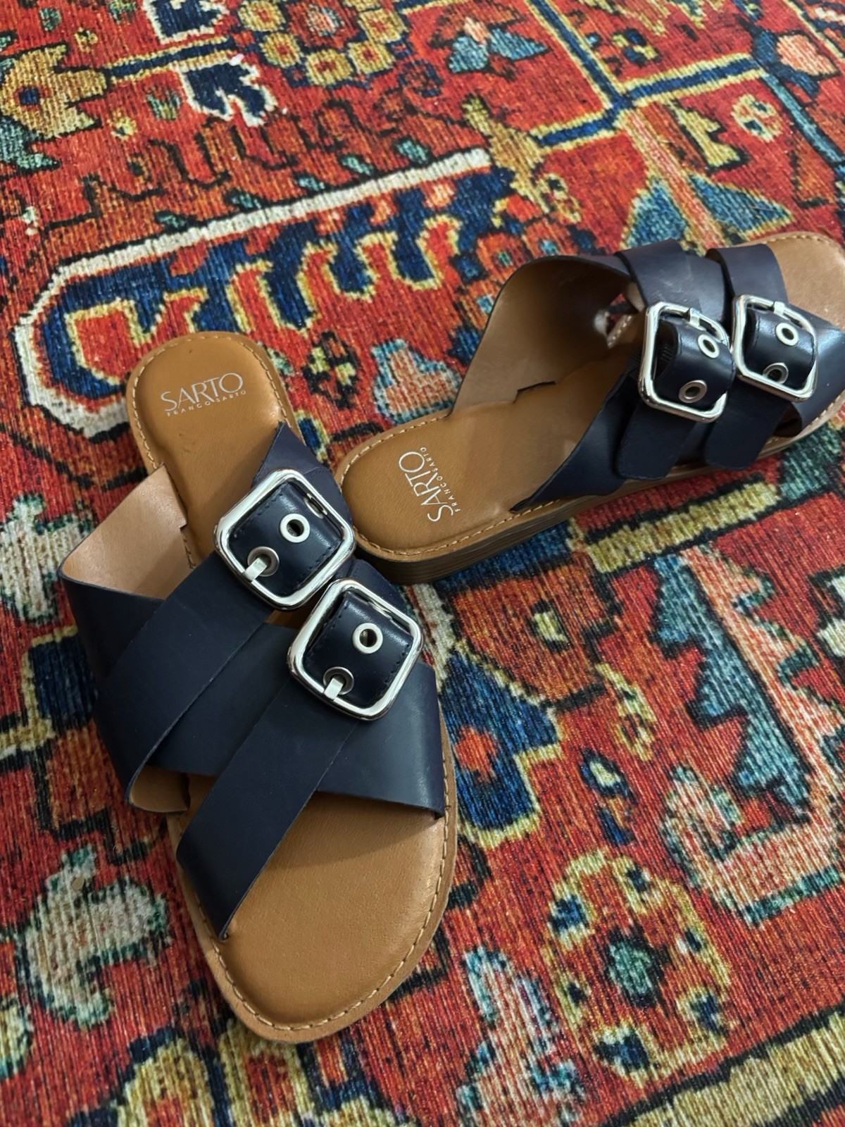 Franco Sarto Women’s Mule Slides, Size 9 -9 1/2 US