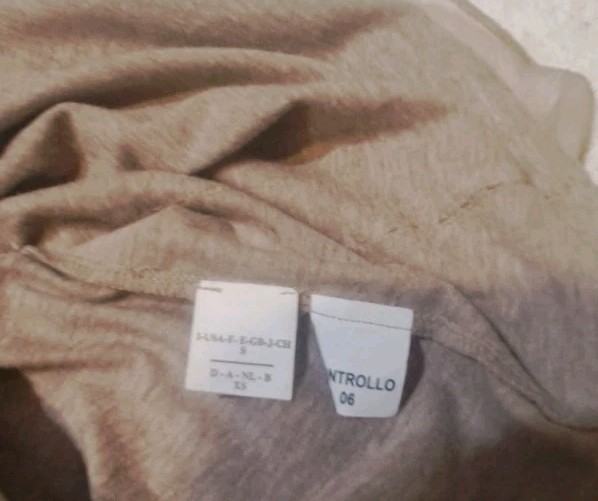 Brunello Cucinelli Italy Silk Cotton Layered Taupe Vneck Tank Top Small Luxury