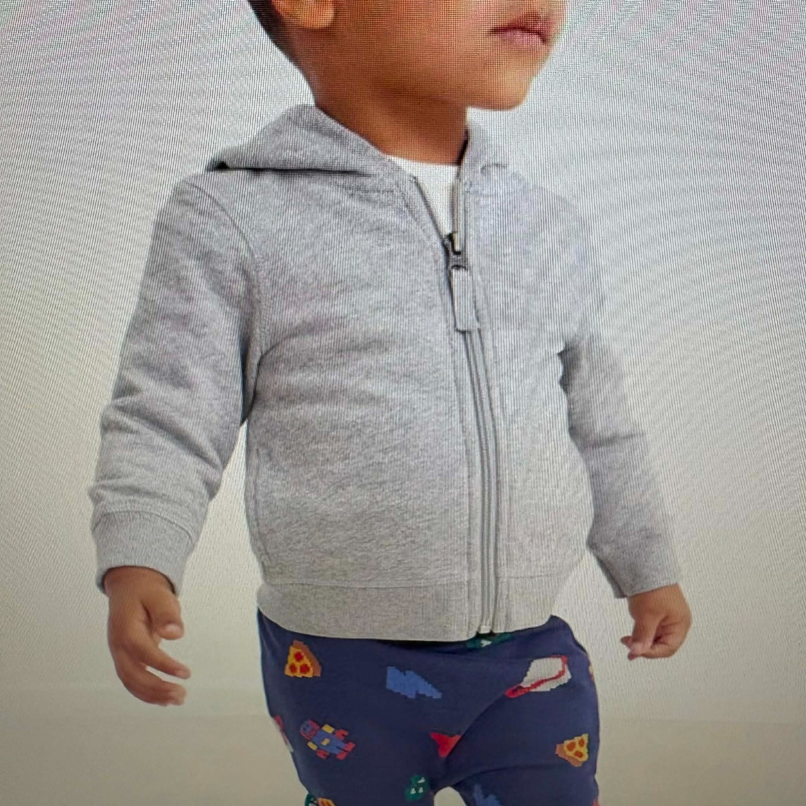 Hanna Andersson Cute Cotton French Terry Hoodie Jacket. Size 12-18 Months, 75 cm