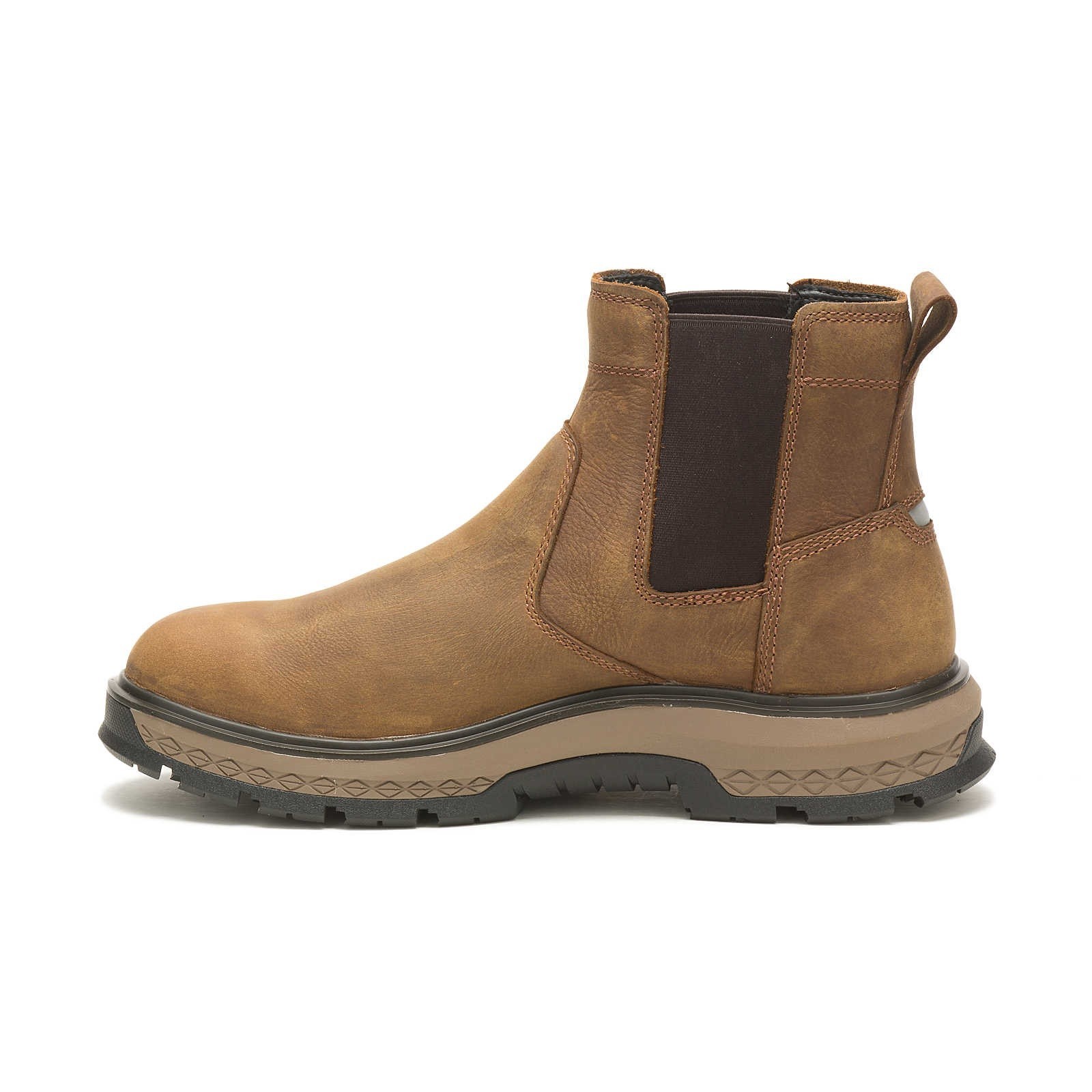 Men’s CAT Exposition Chelsea Pull On SOFT TOE Boot P51060 Pyramid Brown