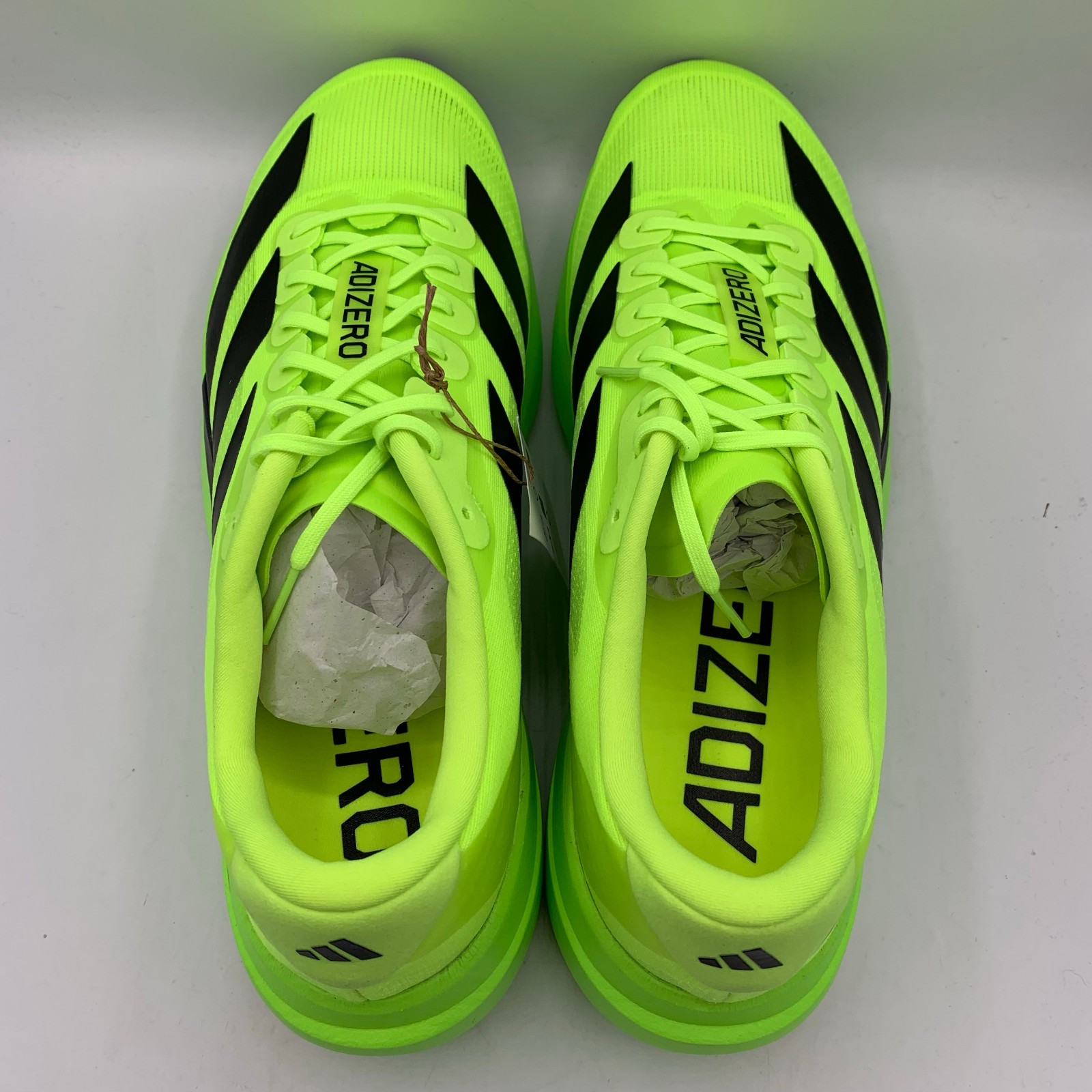Adidas Adizero Evo SL Shoes Mens Size 11 Lucid Lemon Running Athletic Sneakers