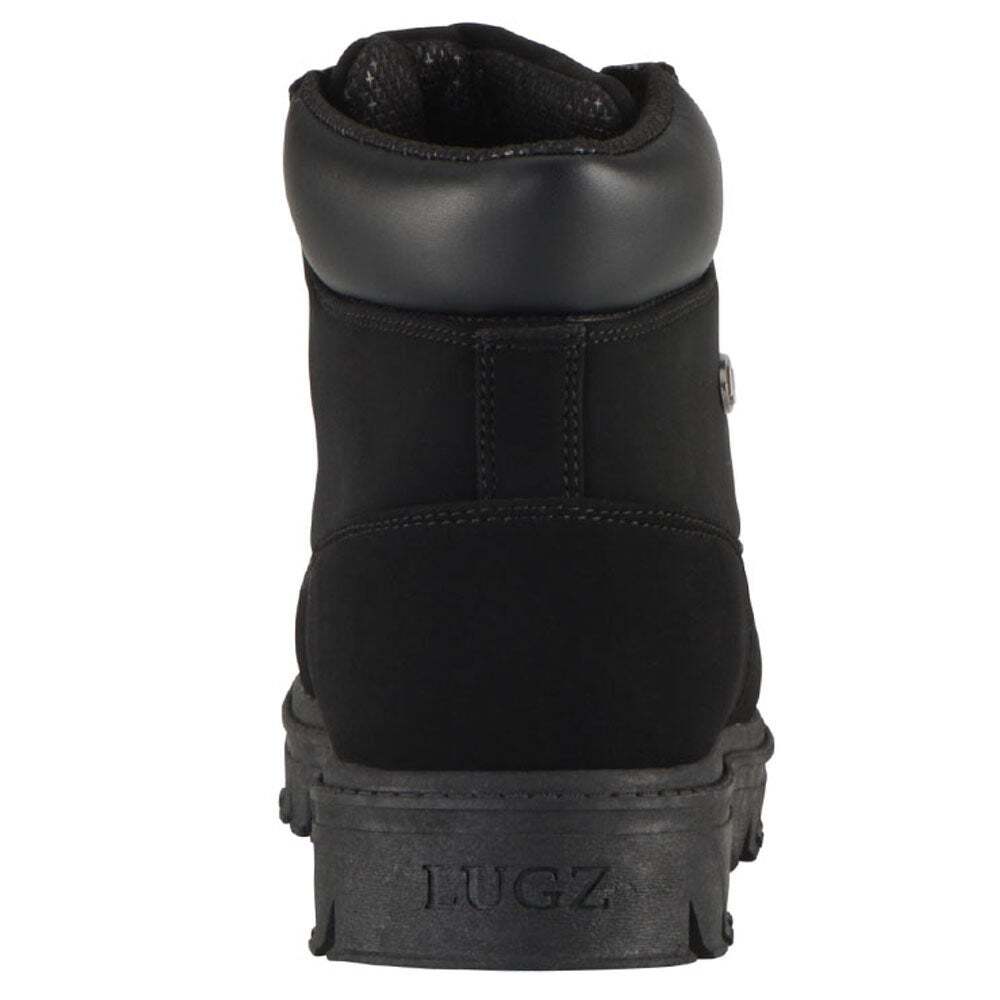 Lugz Warsaw 6 Inch Slip Resistant Soft Toe Work Mens Black MWARSD-001