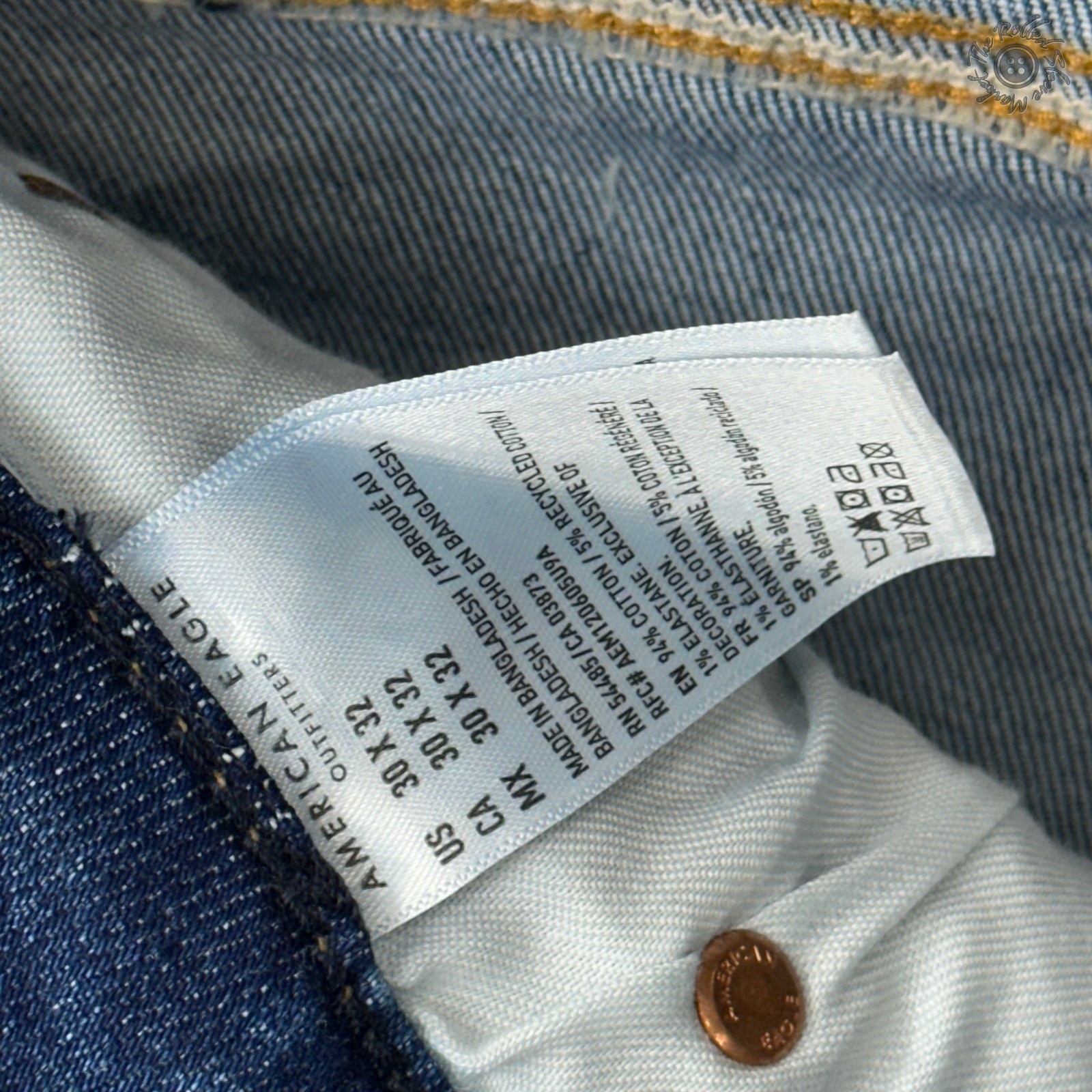 NWT American Eagle AirFlex+ Athletic Skinny Jeans Men’s 30×32 Medium Wash 6283