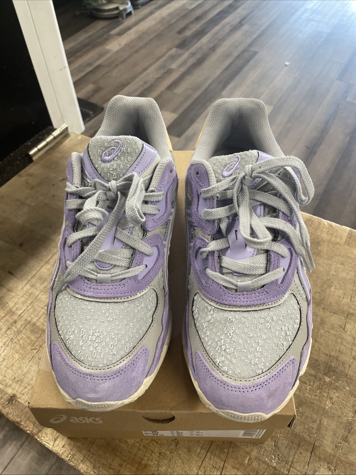 Asics Gel NYC Piedmont Grey/blueberry Sz10