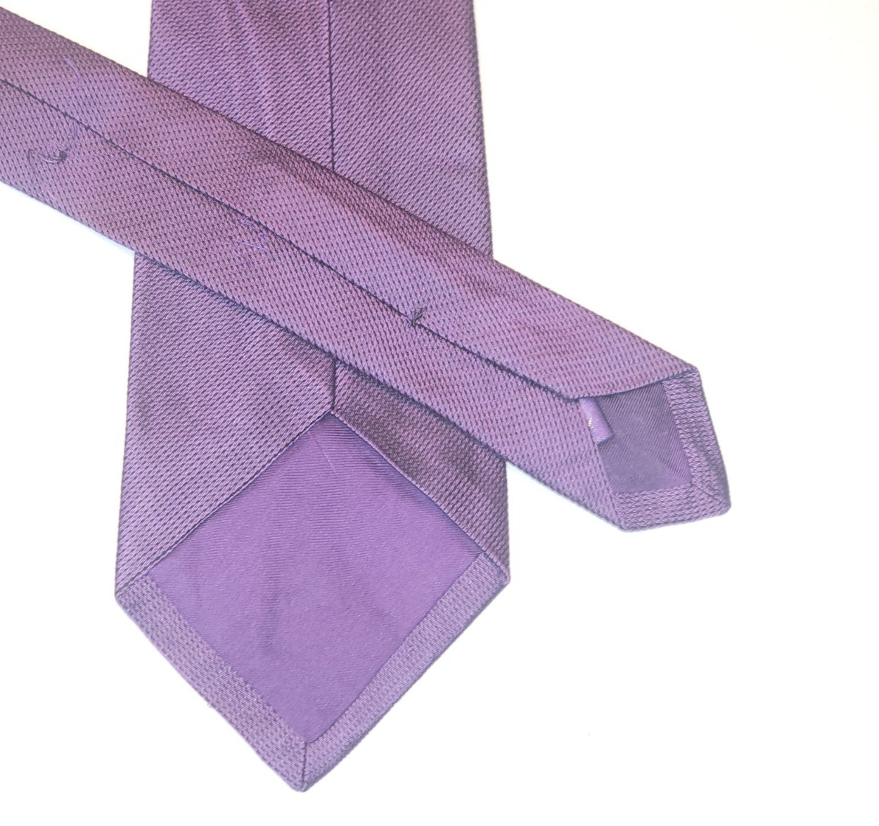 UNBRANDED [ SOLID ] men’s tie 100% Silk Made in United Kingdom