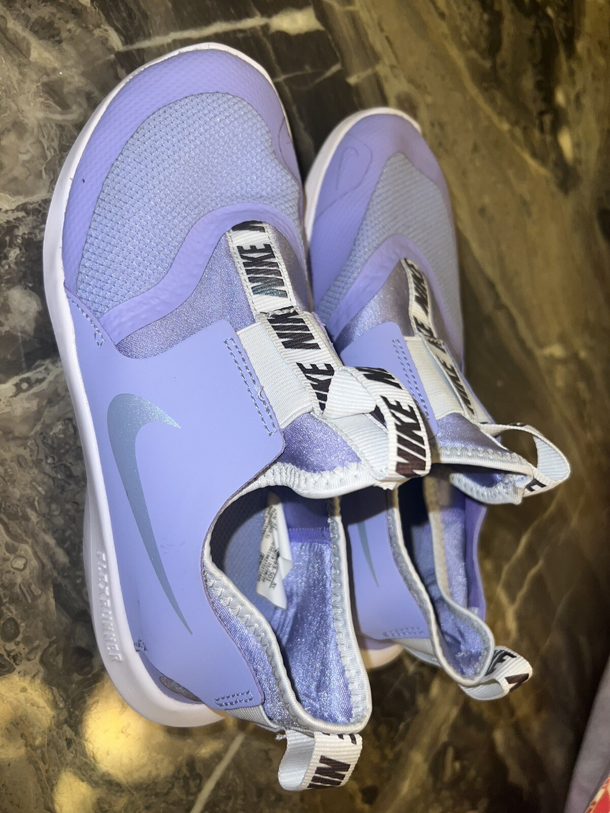 Nike Kids’ Flex Running Shoes Light Thistle/White-Lilac Size 3Y AT663-501