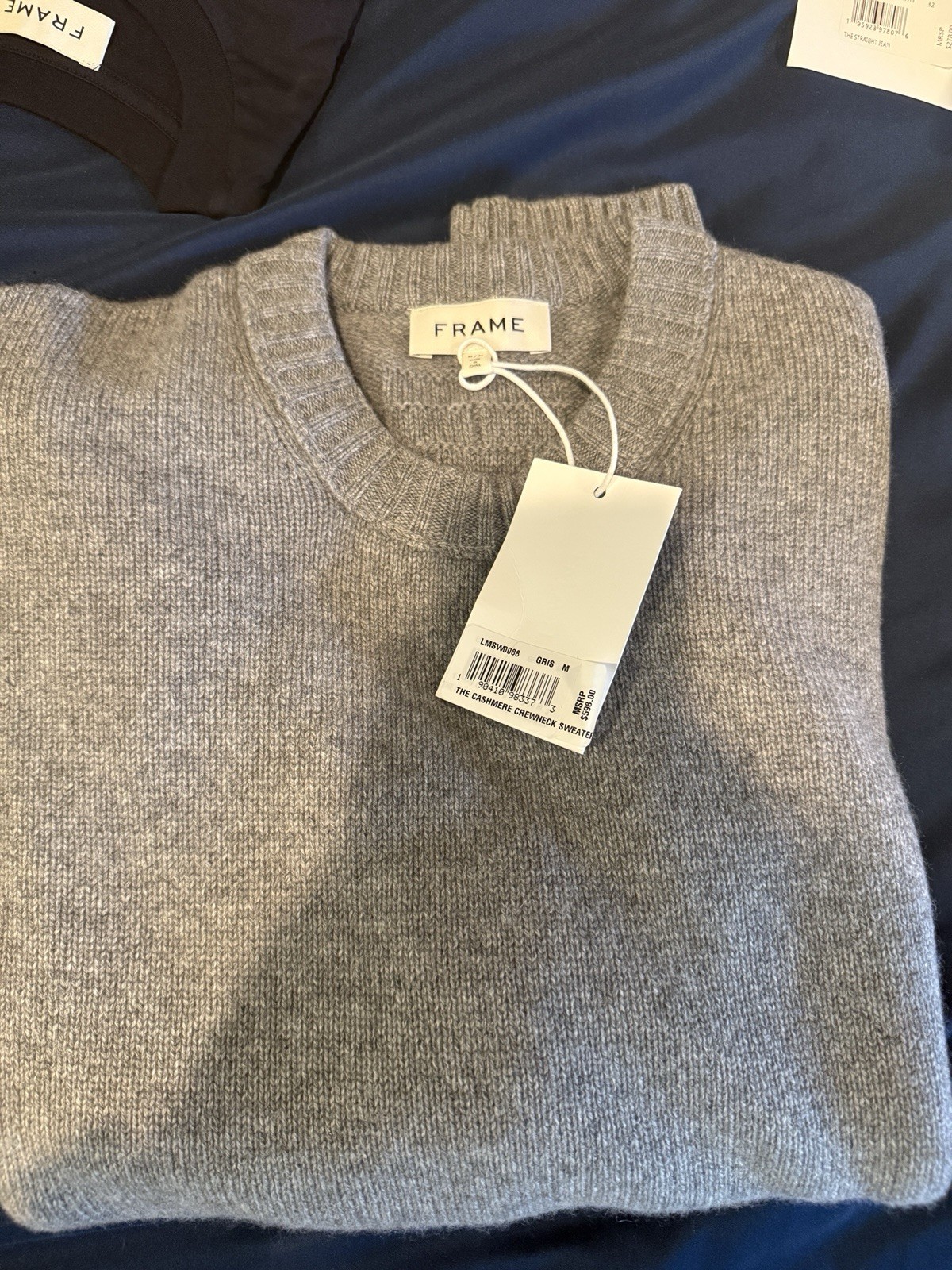 Frame Cashmere Crew Neck Sweater