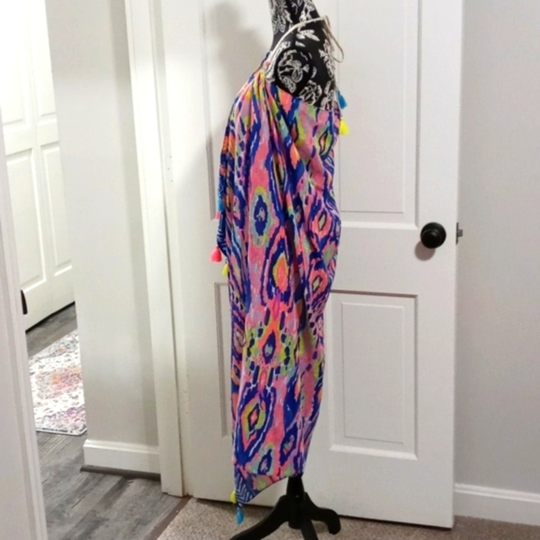 🦄ONE SIZE VERY HTF Lilly Pulitzer🦄 – Gypsy Jungle Beach Cover-Up Dress