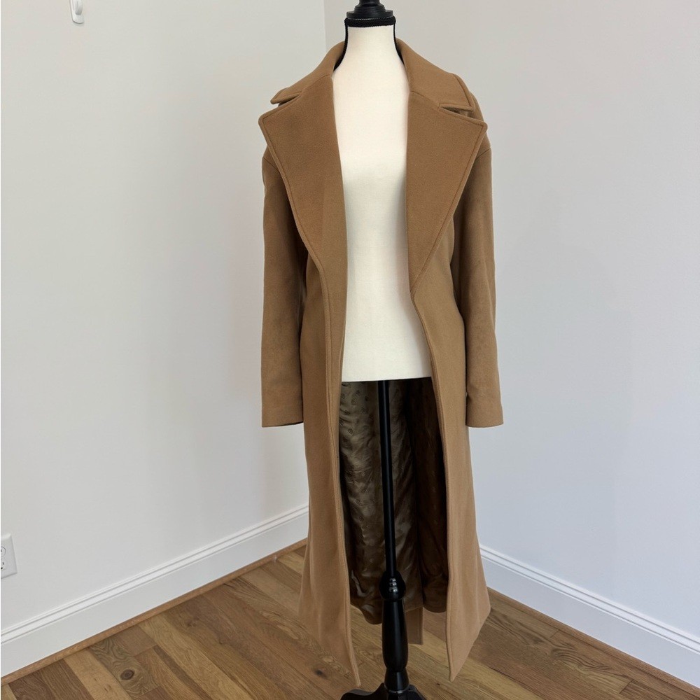 Banana Republic Camel Belted Long Coat