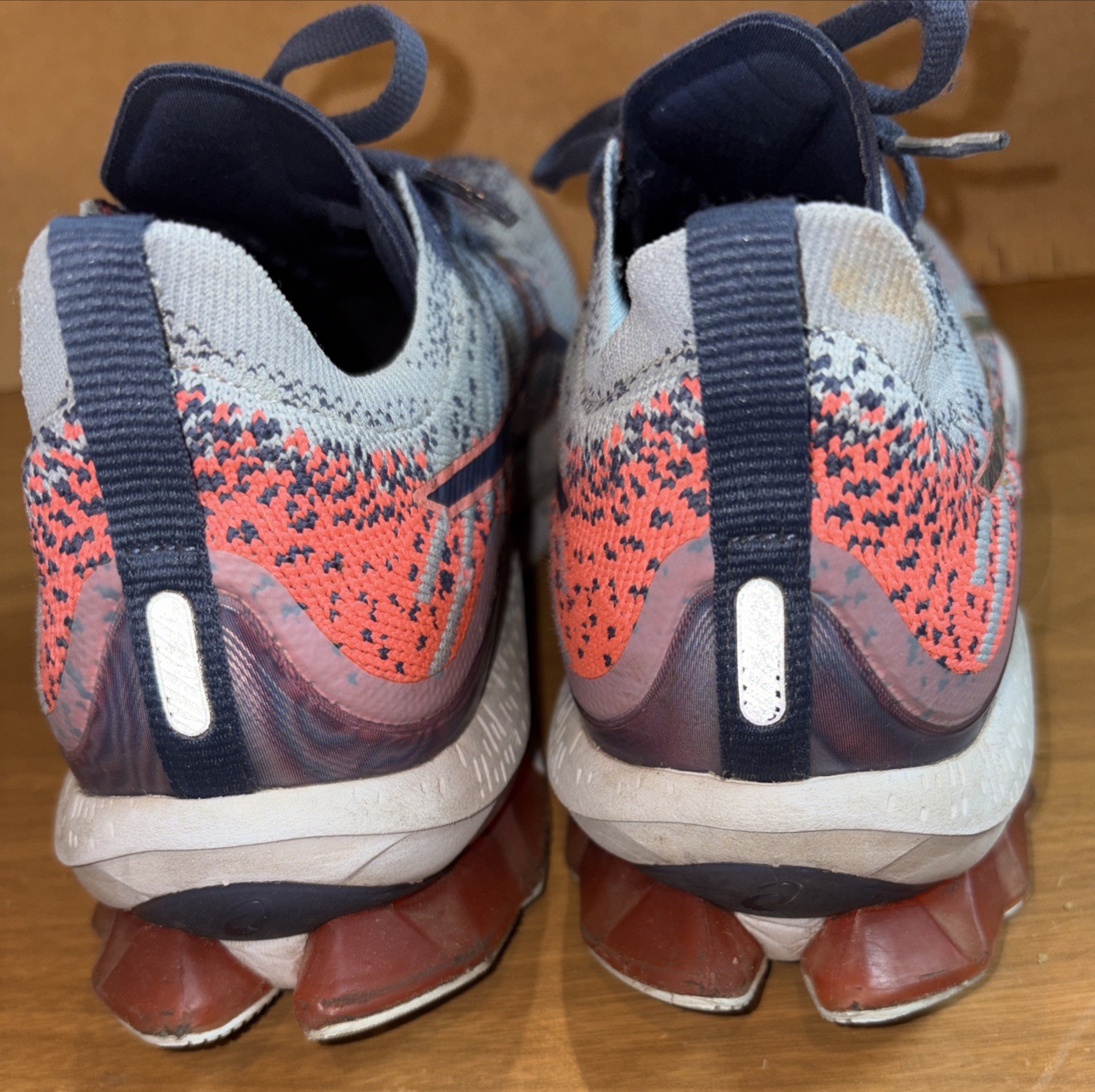 Asics GEL-KINSEI FF Blast Running Shoes Blue Grey Tie Dye Look Women 8.5