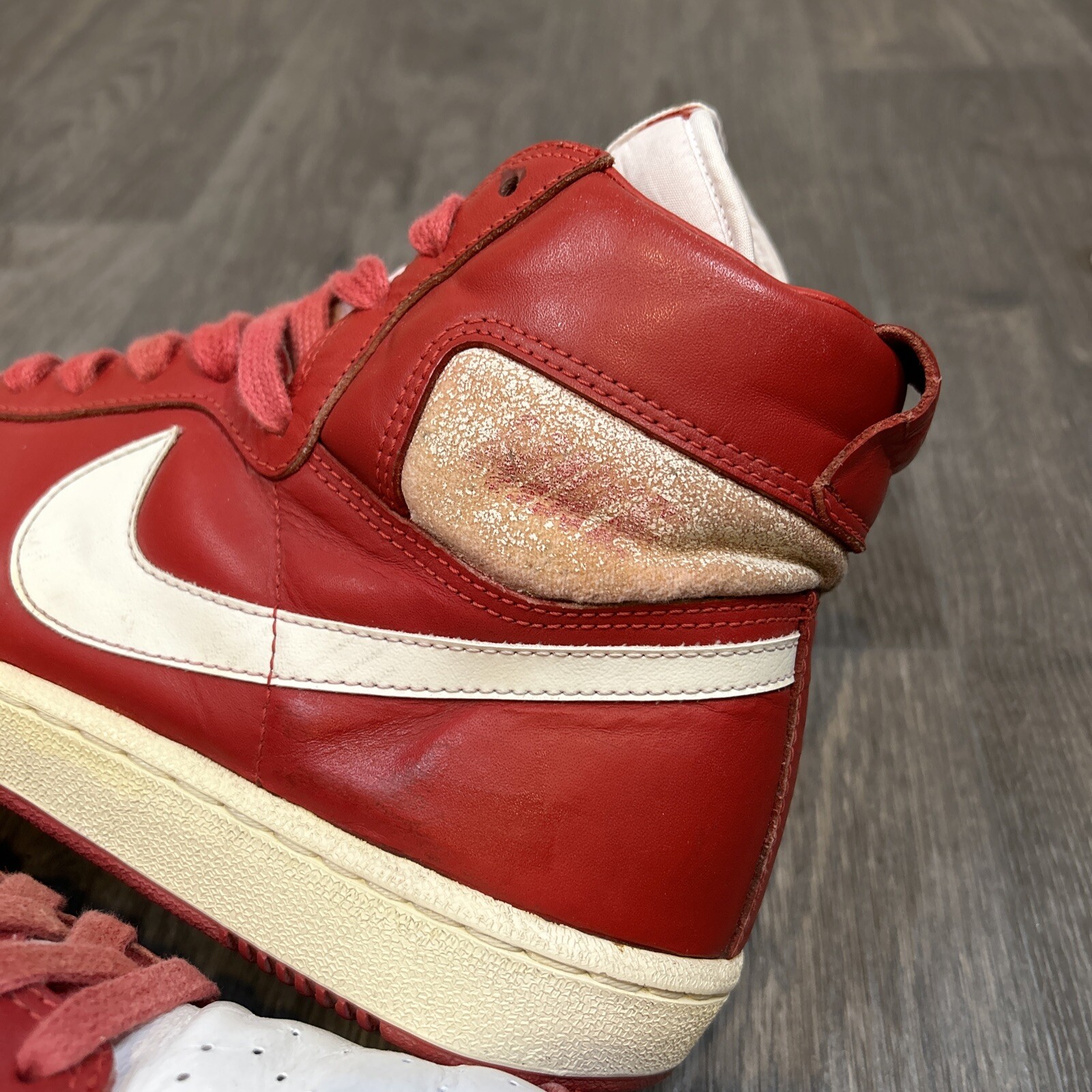 VTG Nike 1980’s Sales Sample Dynasty Red White Men’ US 9 1985 Original OG Shoes