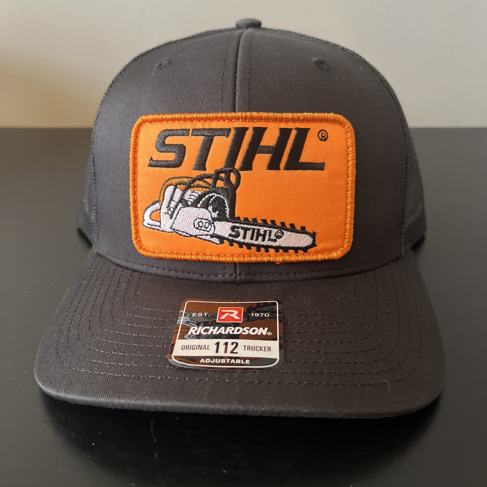 Stihl Chainsaw Lawn Equipment Trucker Hat Richardson 112 Cap