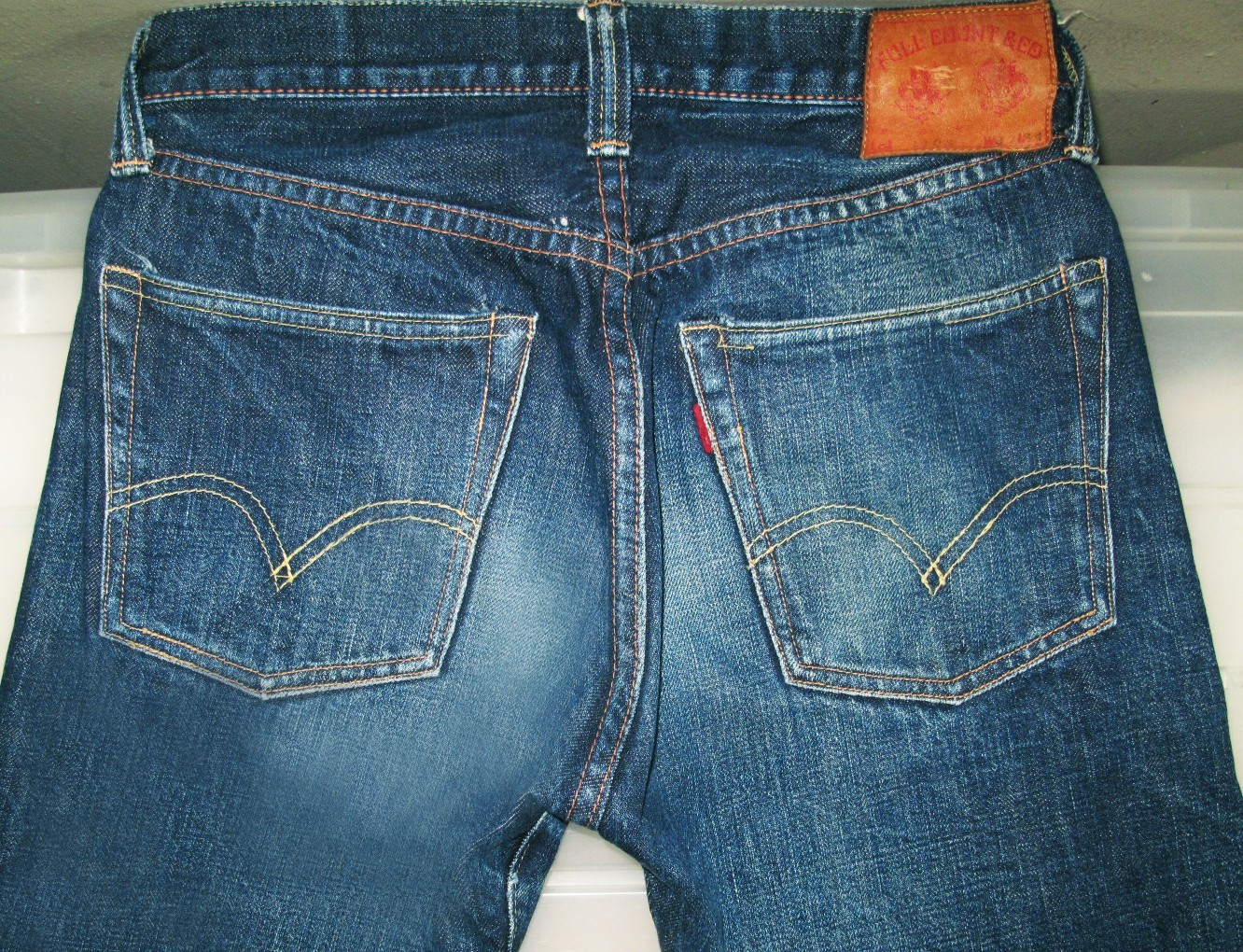 HOT VTG Men’s FULL COUNT @ L108 OSAKA 5 SELVEDGE JAPAN Jeans 27 x34 (*Fit 26×29)