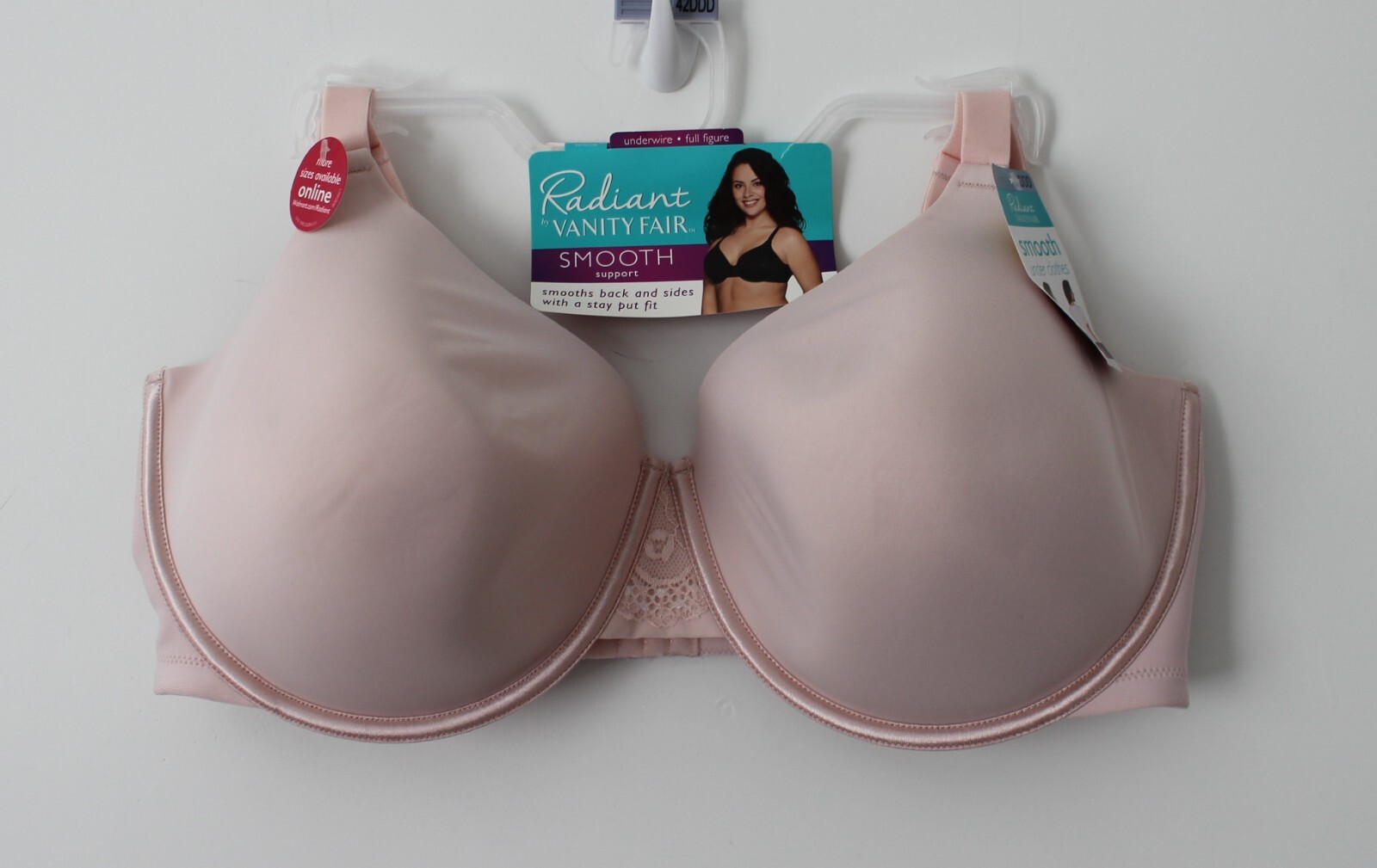 Vanity Fair Radiant Collection Lightly Lined Smoothing Underwire Bra 44DDD NWT