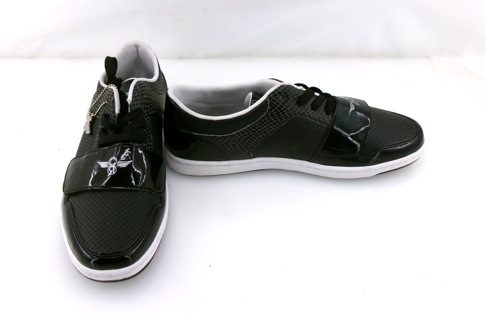 Creative Recreation Shoes Cesario Lo Pat Leather Blk Sneaker Mismatched 9/9.5