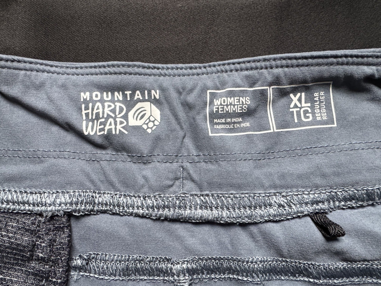 New Mountain Hardware Waist 18” Women’s Gray Lightweight Stretchy Crop Pants XL