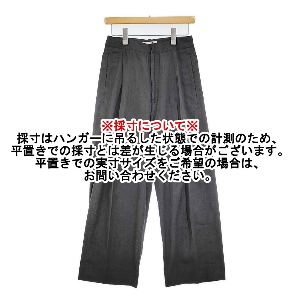 blurhms Wool Rayon Silk Super Wide Slacks BHS23S015 00 Pants C.gray 5-1018M♪