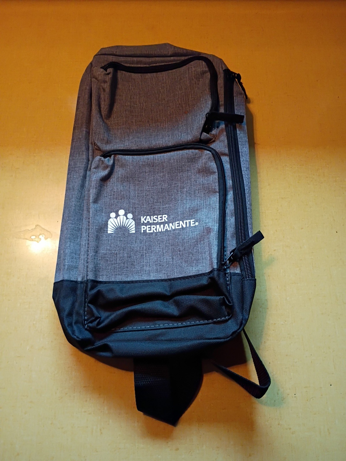 Kaiser Permanente Backpack Shoulder Bag Mesh Pockets Travel School Work Daypack