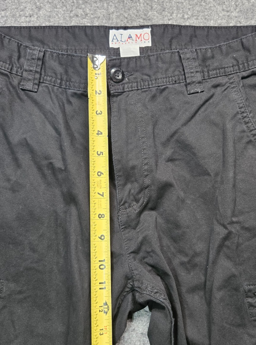 Alamo Apparel black cargo tactical 100% Cotton pants men size 34×30