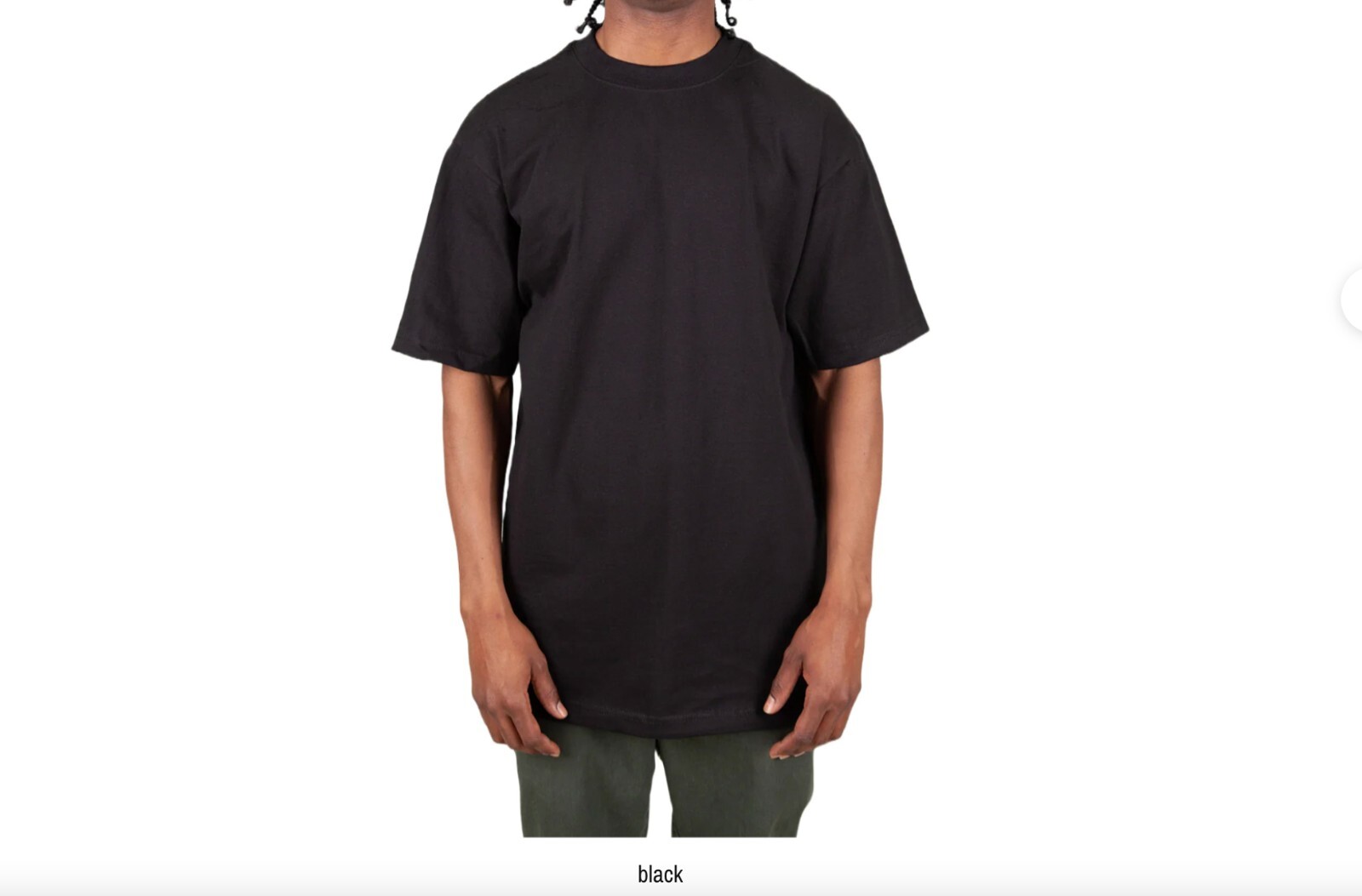 Shaka Wear Max Heavyweight Plain Cotton Crew Neck Short Sleeve Big Tall T-shirt