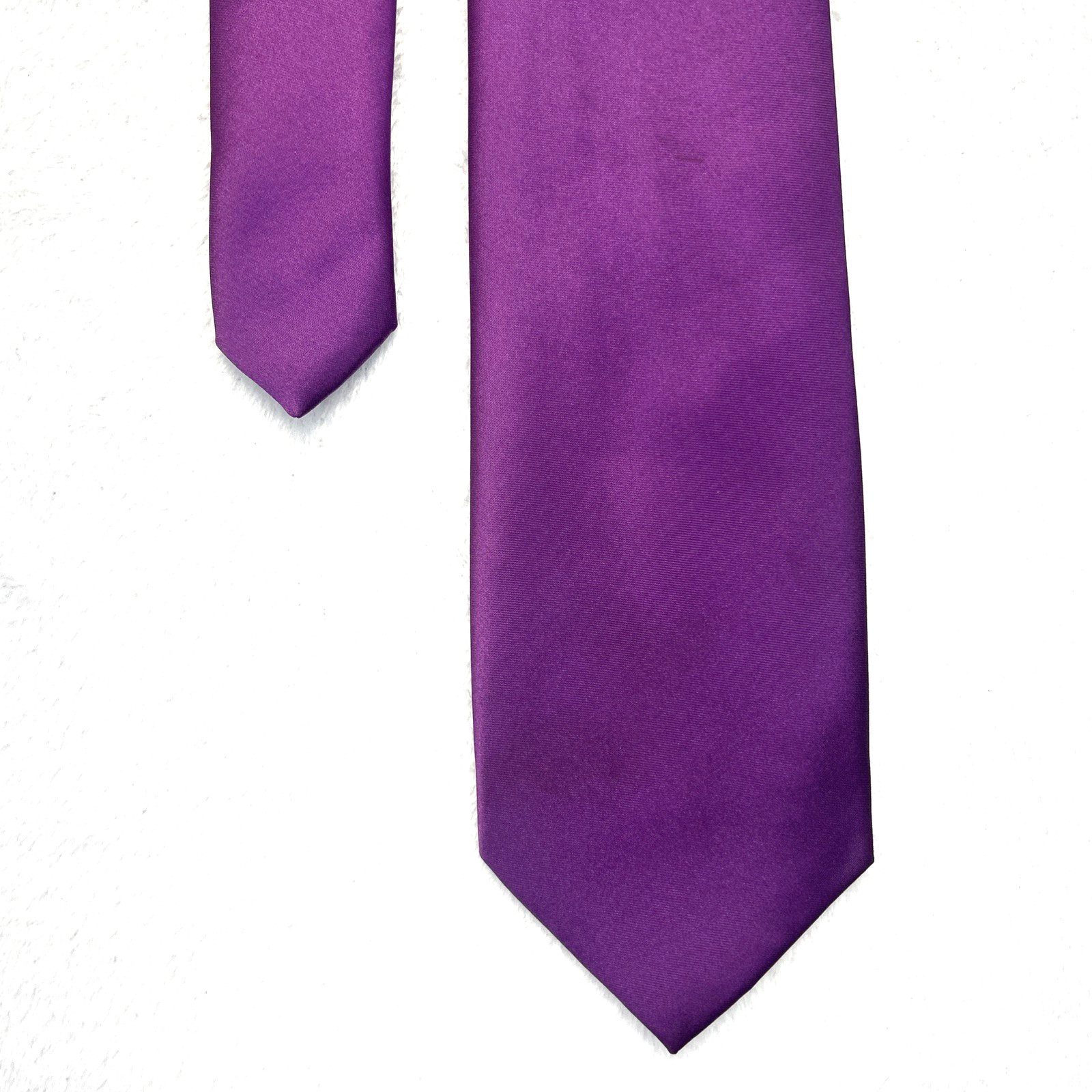 Cheri Copain Purple Men’s Necktie 3.25”x 57” All Silk Handmade