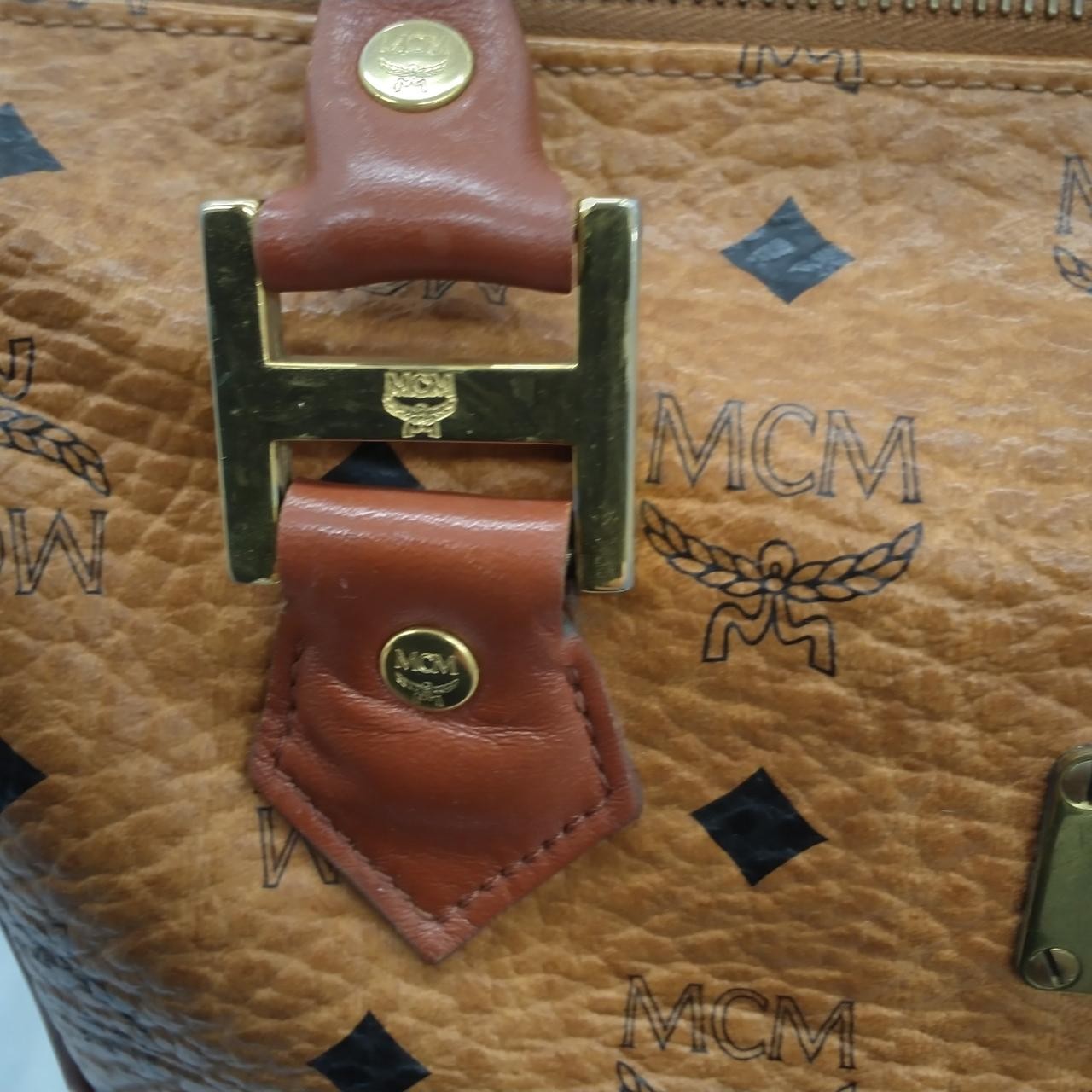 MCM Mini Boston Bag 10.6 inch