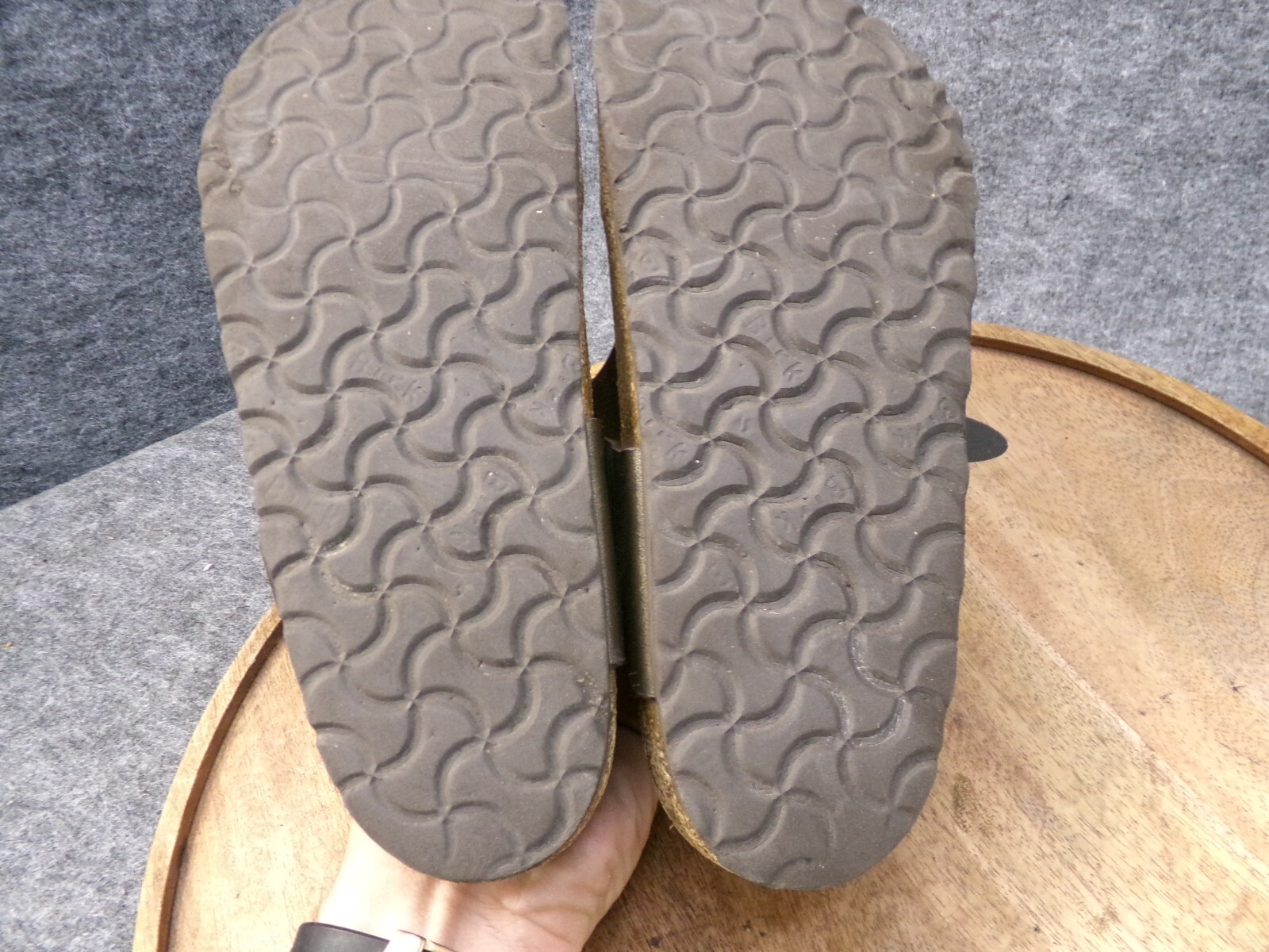 Birkenstock Womens Gizeh Brown Bronze Birko-Flor Thong Sandals Size 38 US 7 Reg.
