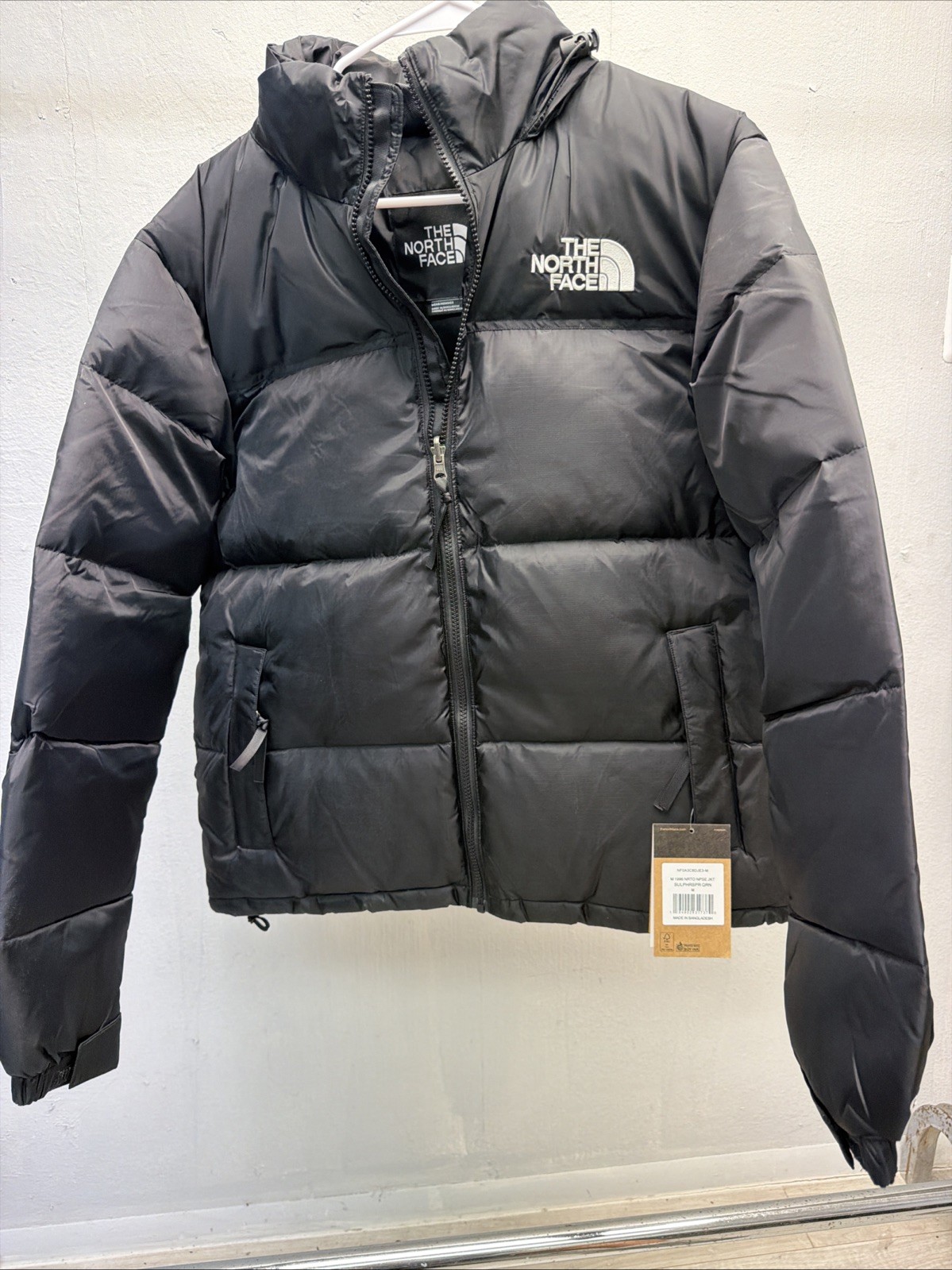 The North Face Mens 96 Retro Nuptse 700 Down Jacket Black Size Medium