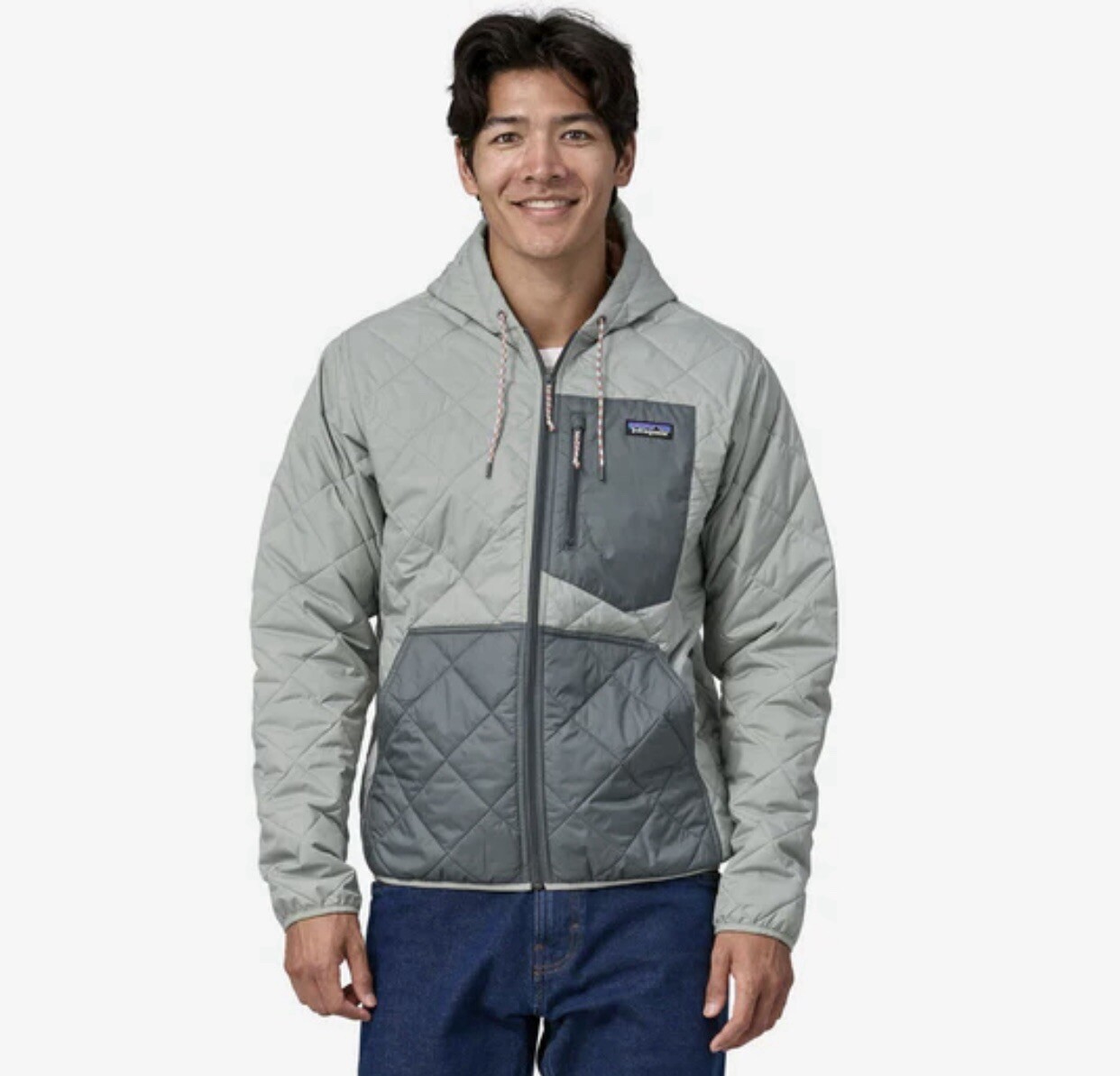 PATAGONIA Diamond Quilted Bomber Hoody Sleet Green 27610 STGN Men’s Sizes S-XXL